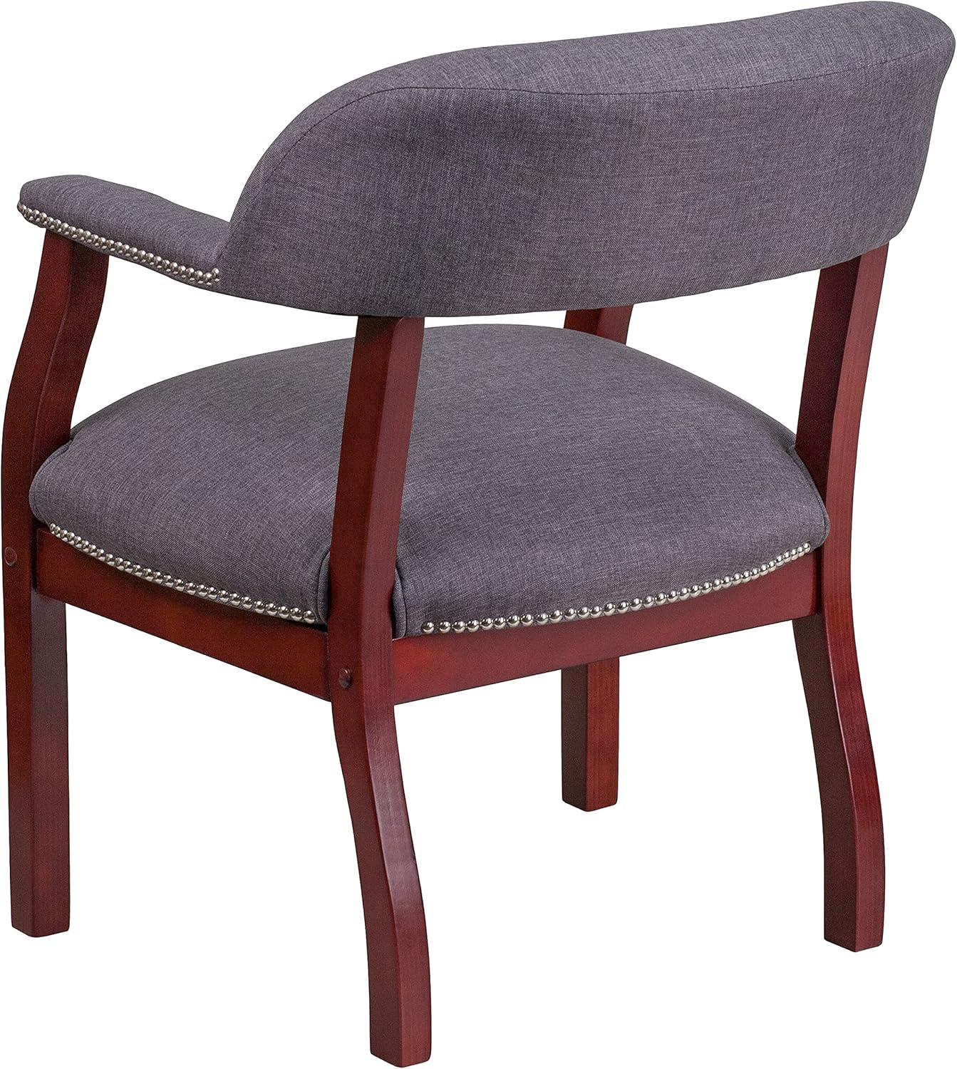 Emma and Oliver Gray Fabric Luxurious Conference Chair