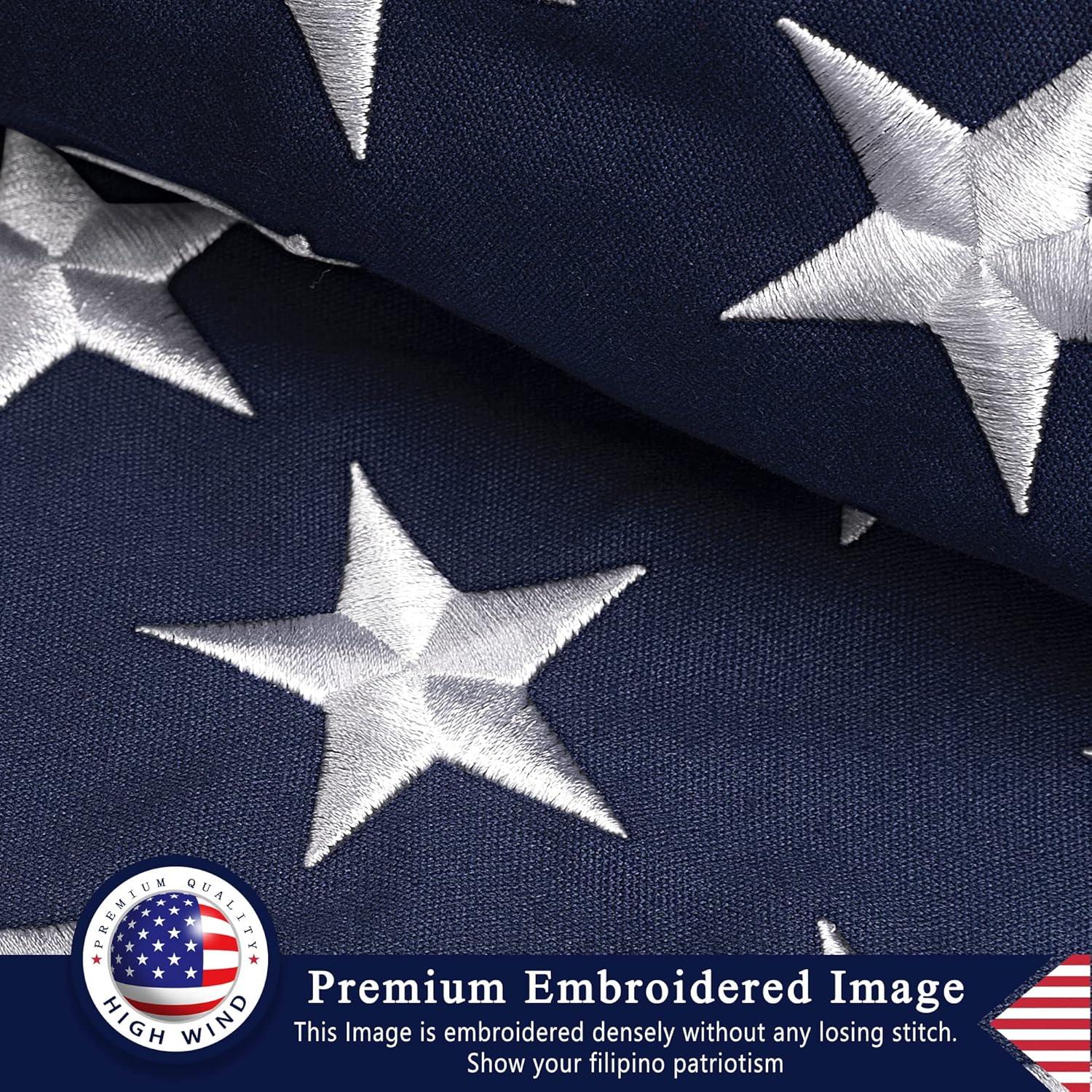 Allied Flag 5 x 9.5 FT Official Memorial Burial American Flag