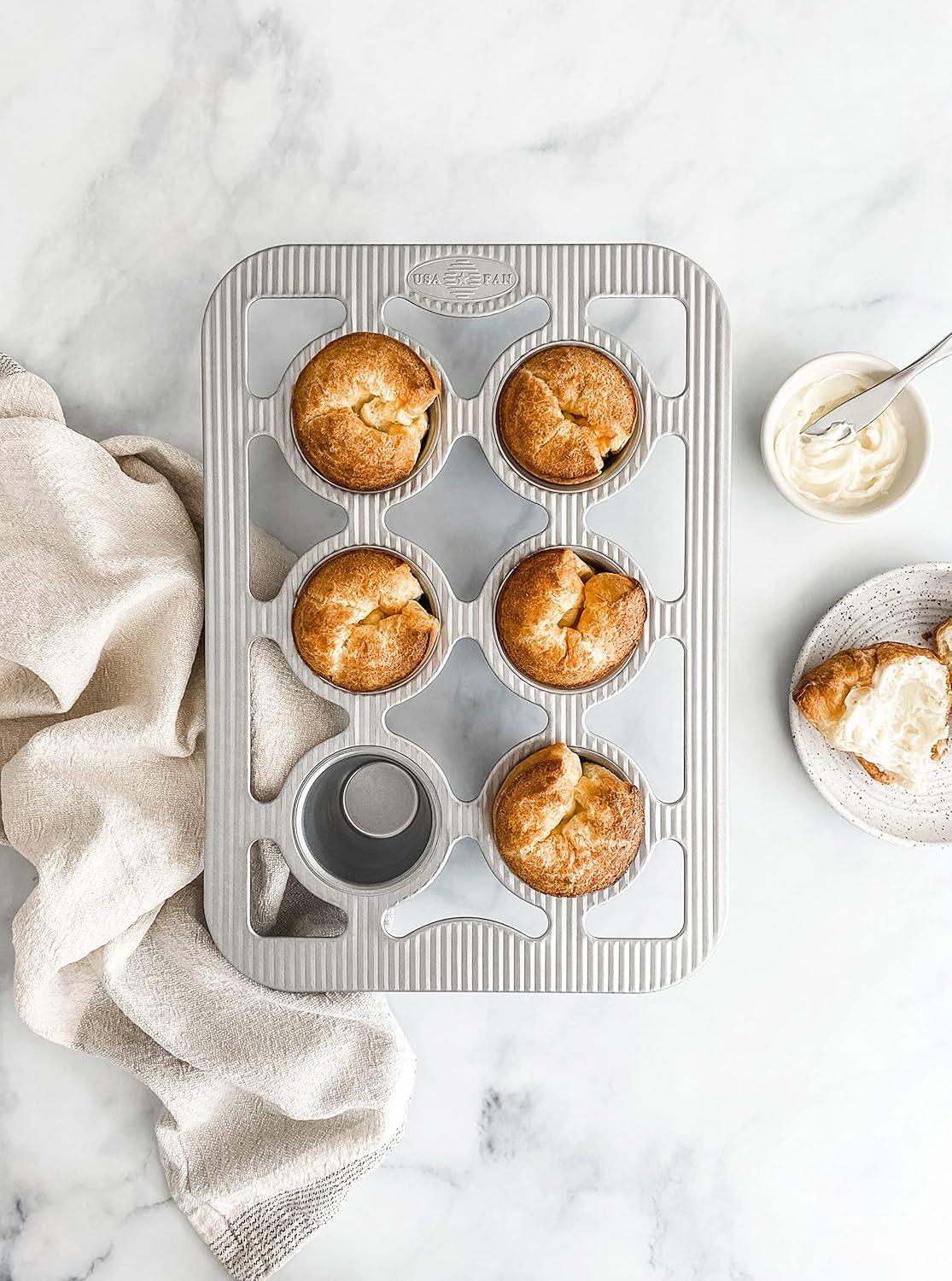 Nonstick Aluminized Steel 6-Well Popover Pan