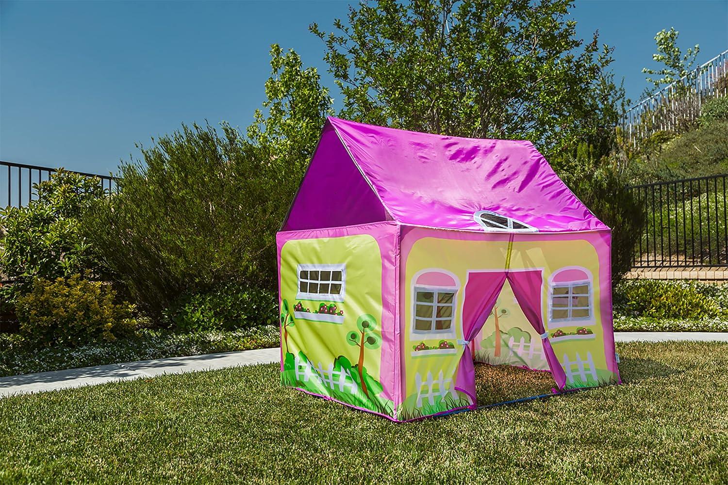 Lil' Cottage House Play Tent with Garden Graphics