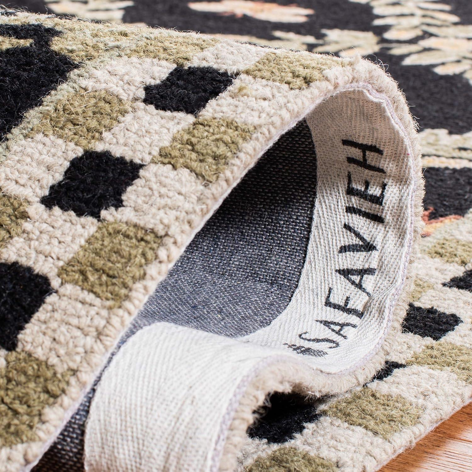 Chelsea HK55 Hand Hooked Accent Rug - Ivory/Rose - 1'8"x2'6" - Safavieh