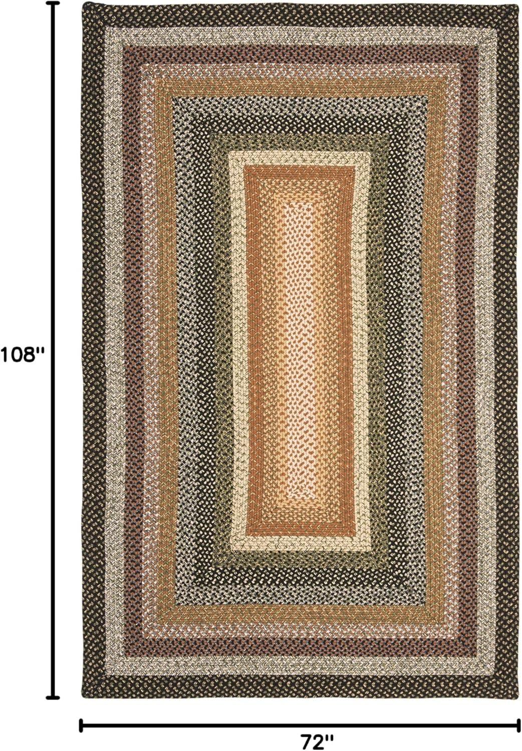 Braided BRD308 Hand Woven Area Rug - Multi - 6'x9' - Safavieh.