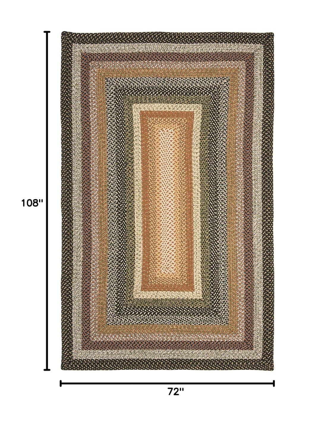 Braided BRD308 Hand Woven Area Rug - Multi - 6'x9' - Safavieh.