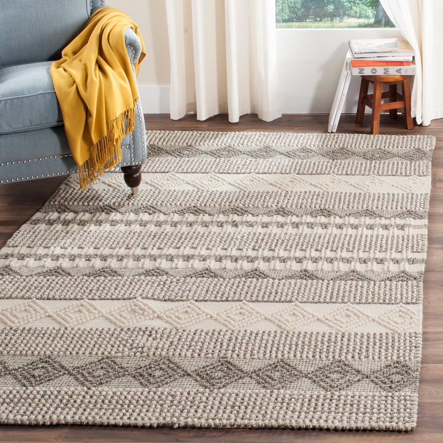 Natura NAT102 Hand Woven Indoor Accent Rug - Beige/Ivory - 3'x5' - Safavieh.