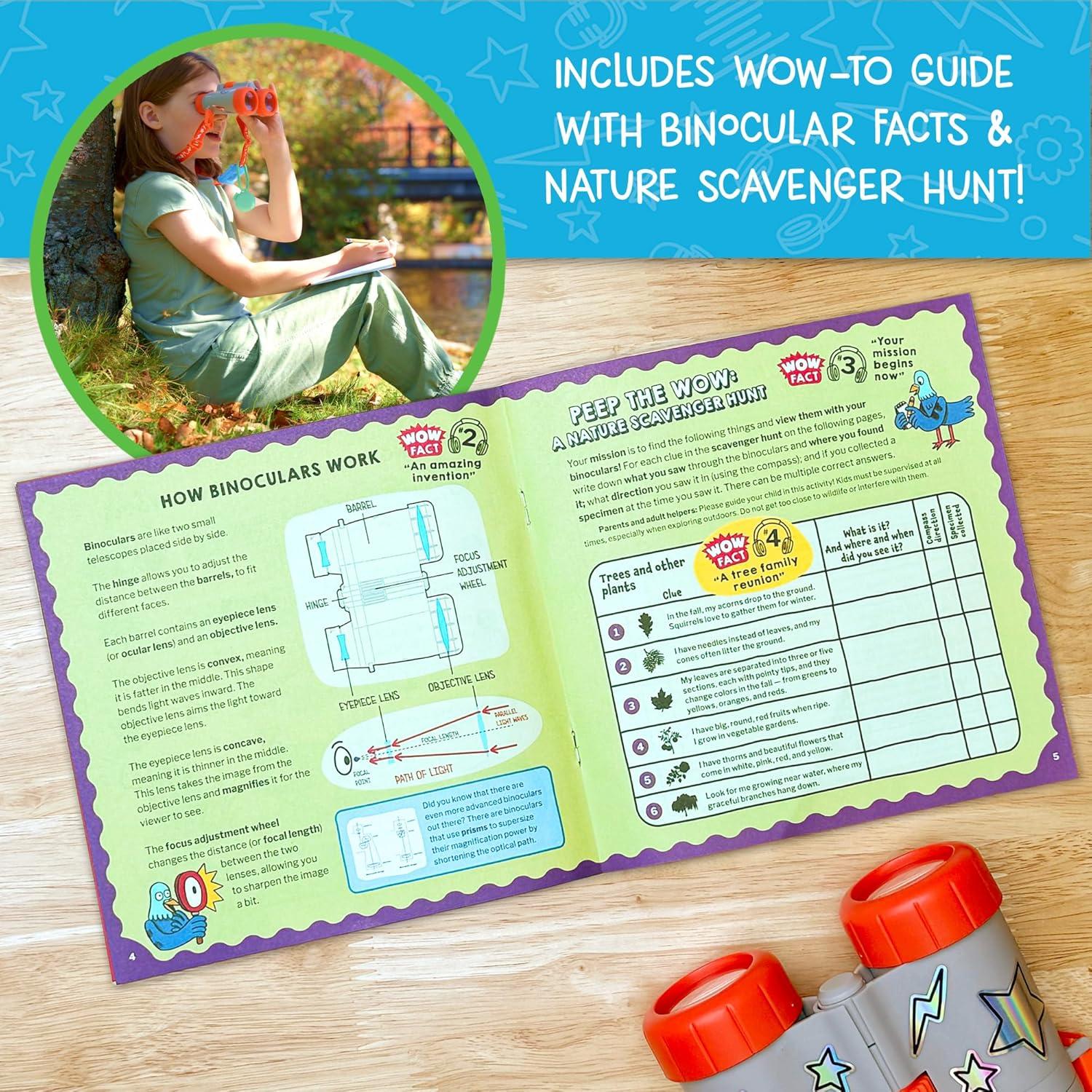 Wow in the World: Kids' Binoculars & Nature Explorer Kit