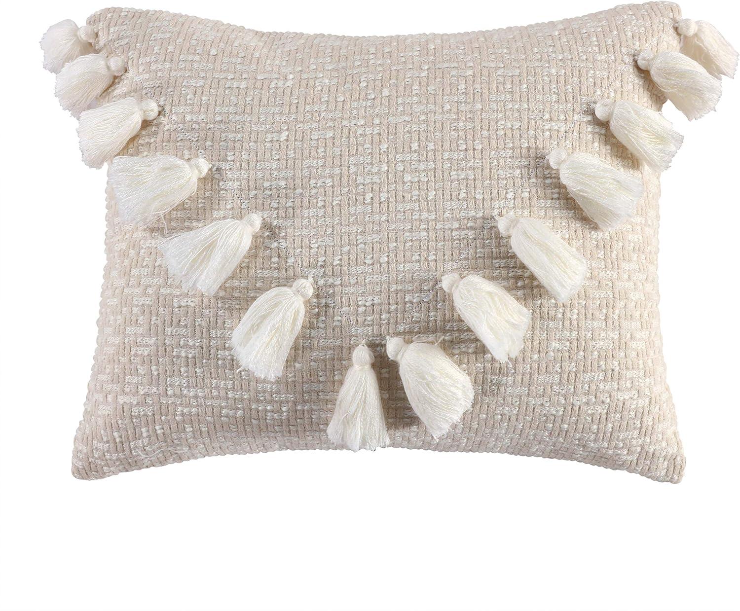 Mills Waffle Texture Tassel Decorative Pillow - Levtex Home