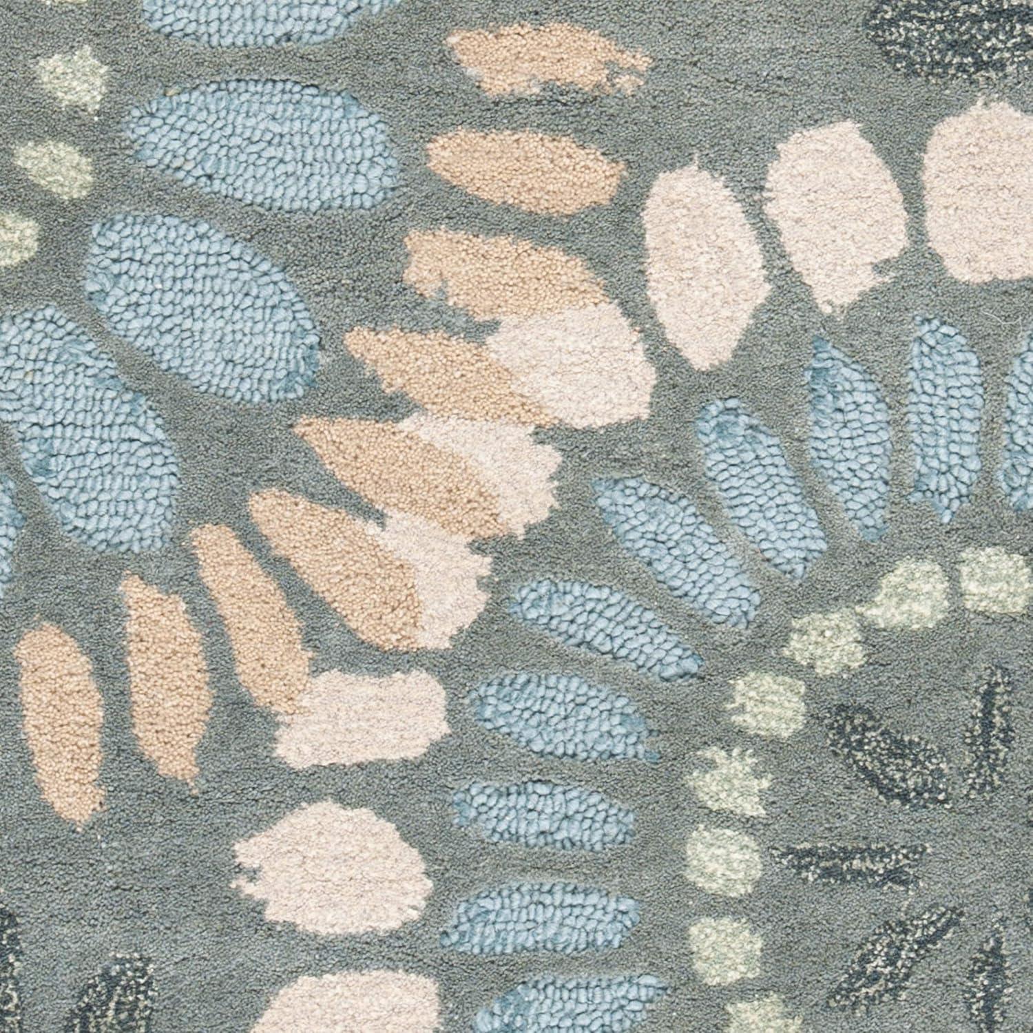 World Menagerie Arber Jardin Hand Tufted Wool Floral Rug