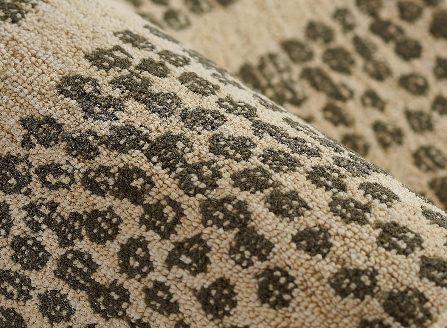 Momeni 2'3"x8' Teppe Axel Handtufted Runner Rug Natural