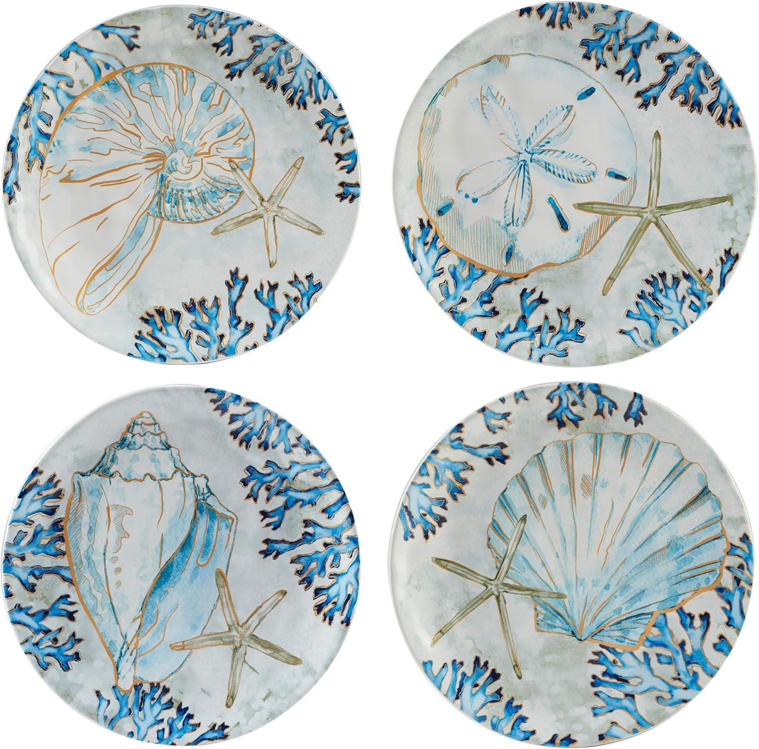 Certified International Certified International Playa Shells Set Of 4 Salad Plate