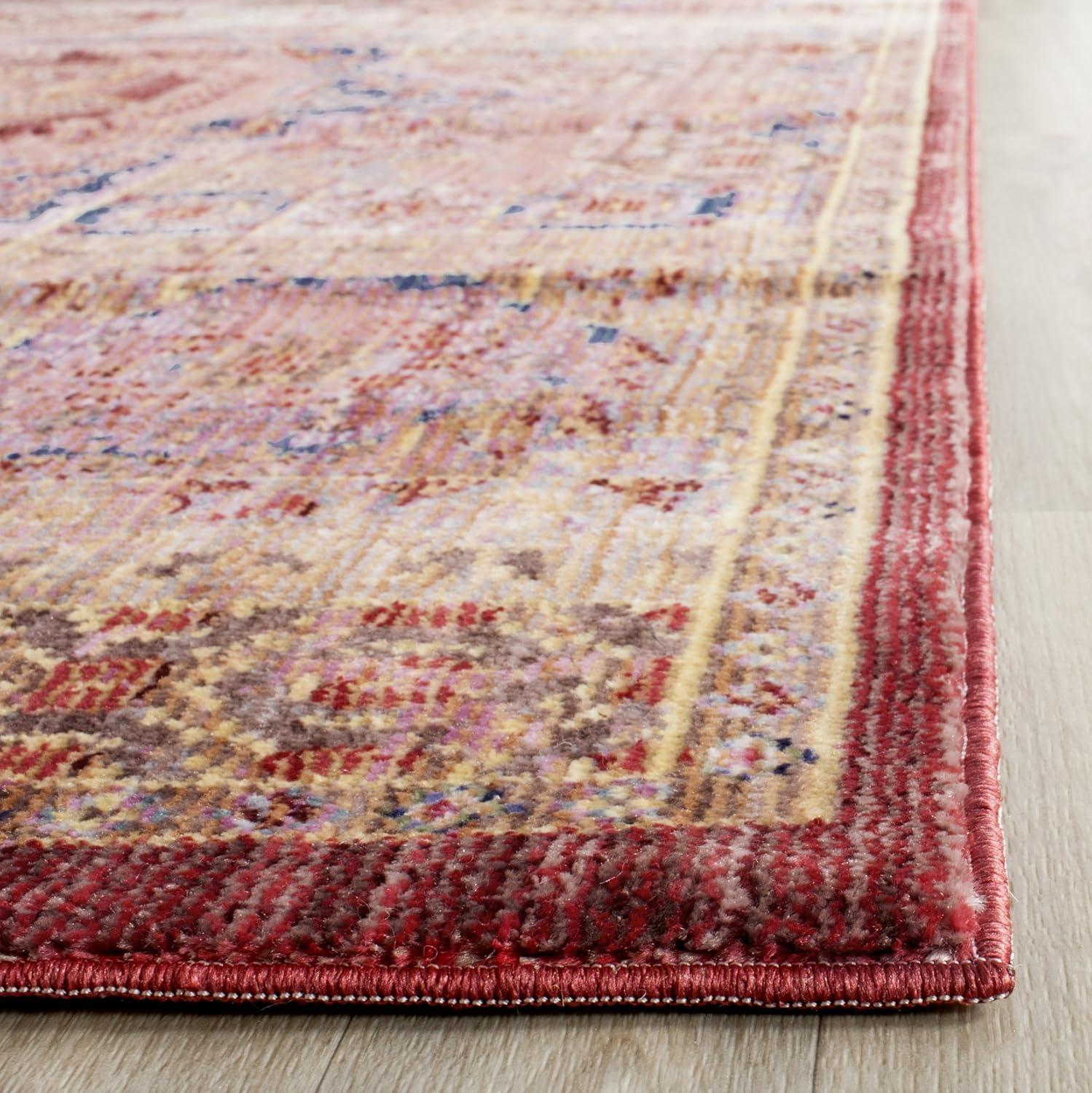 Valencia VAL216 Power Loomed Indoor Area Rug - Multi - 4'x6' - Safavieh