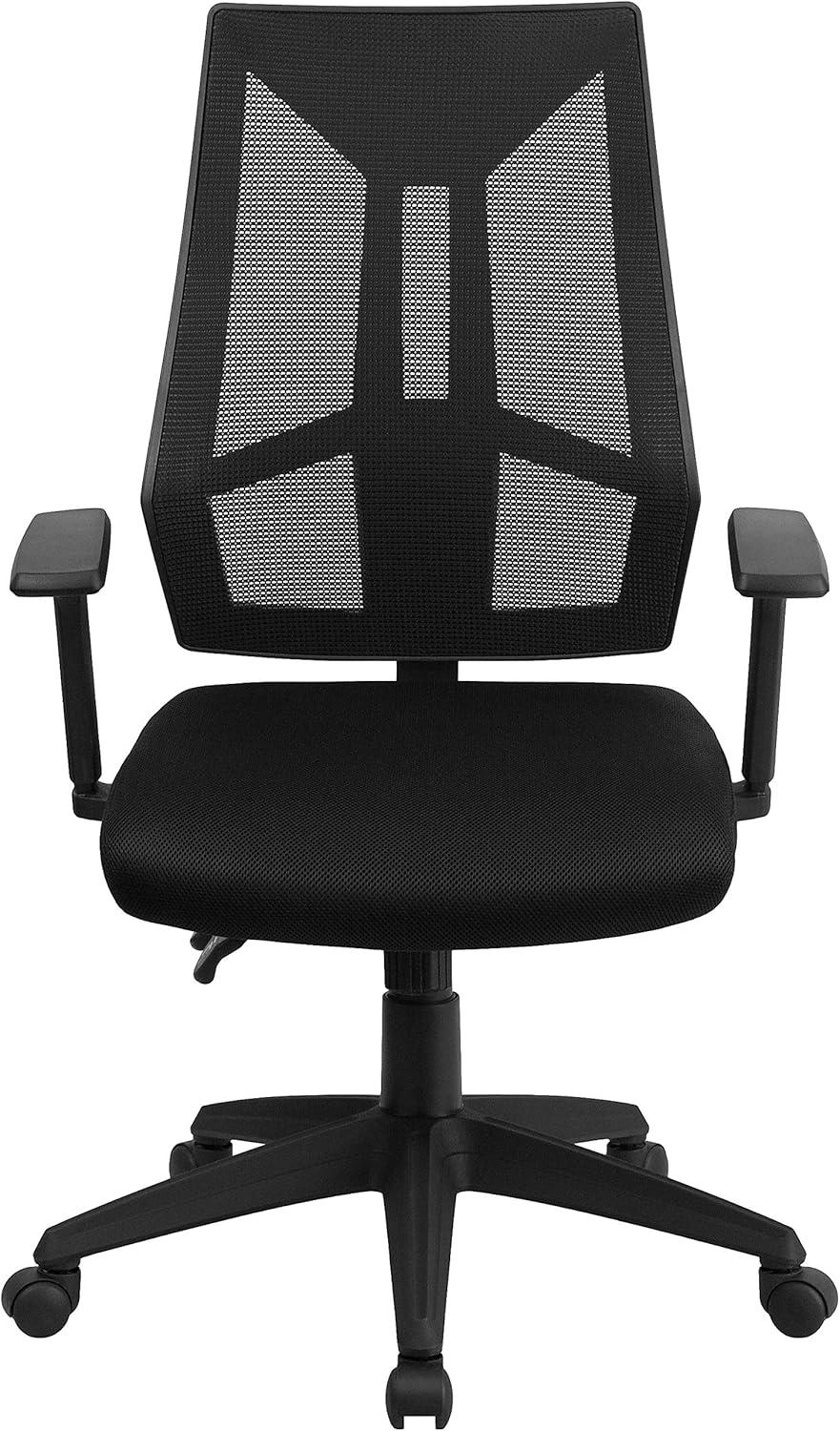 Flash Furniture High Back Mesh Multifunction Swivel Ergonomic Office Chair - Flip Up Arms