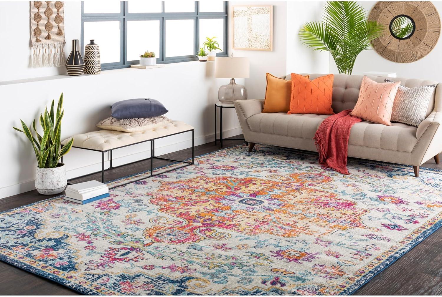 Harput Multicolor Polypropylene 12' x 15' Area Rug