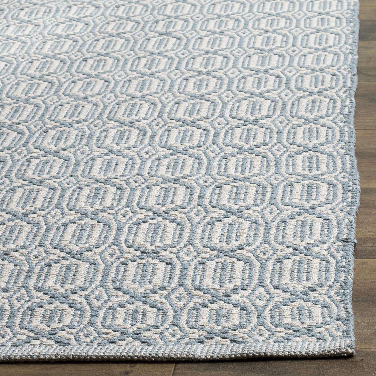 Montauk MTK333 Hand Woven Indoor Accent Rug - Ivory/Blue - 3'x5' - Safavieh.