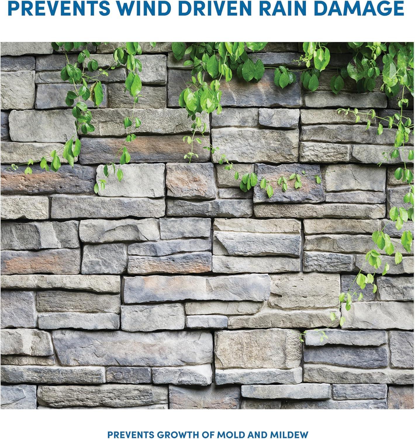 Rainguard Water Sealers SP-6004, Silicone, Clear Stone Industrial Sealant, 1 gal