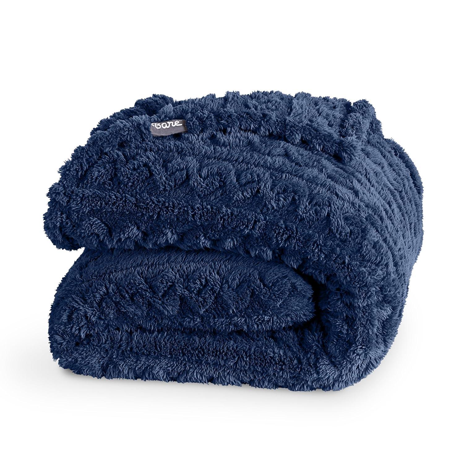 Bare Home Cozy Faux Shearling Blanket