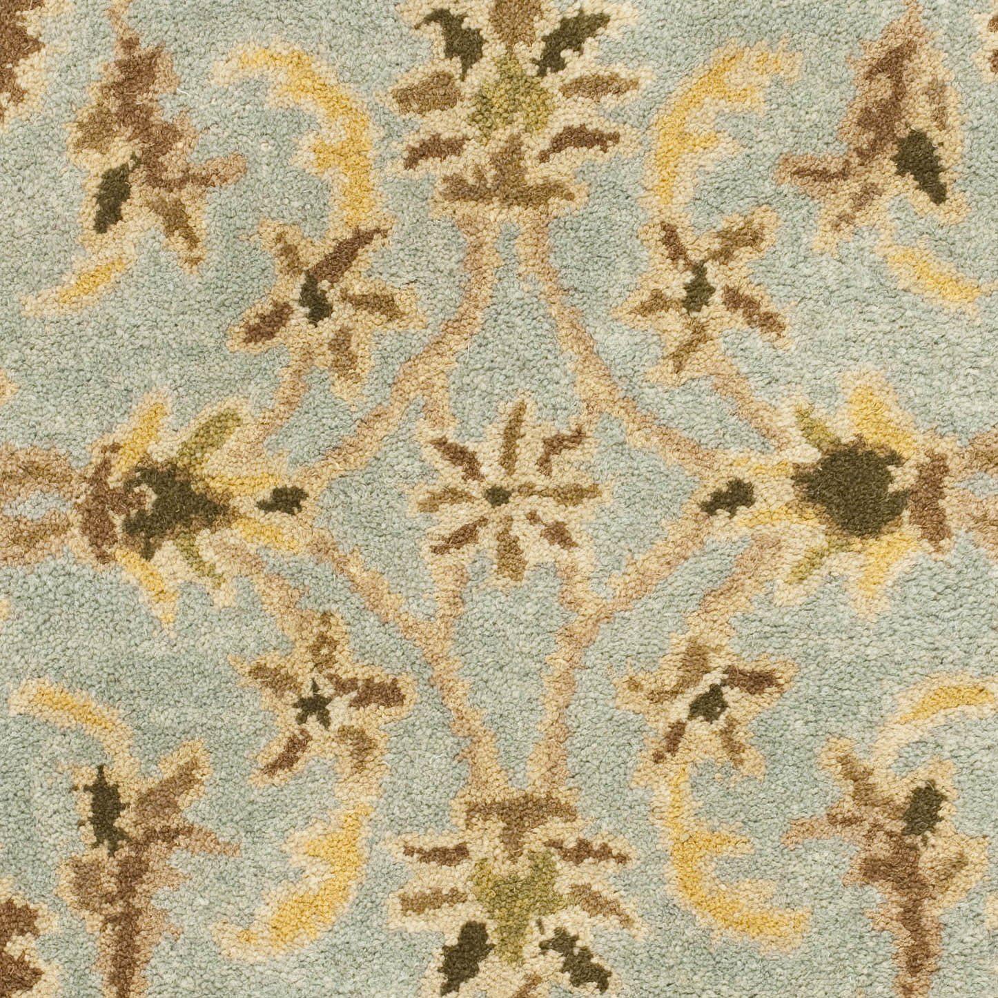 Heritage HG913 Handmade Accent Rug - 2'x3' - Light Blue/Beige - Safavieh