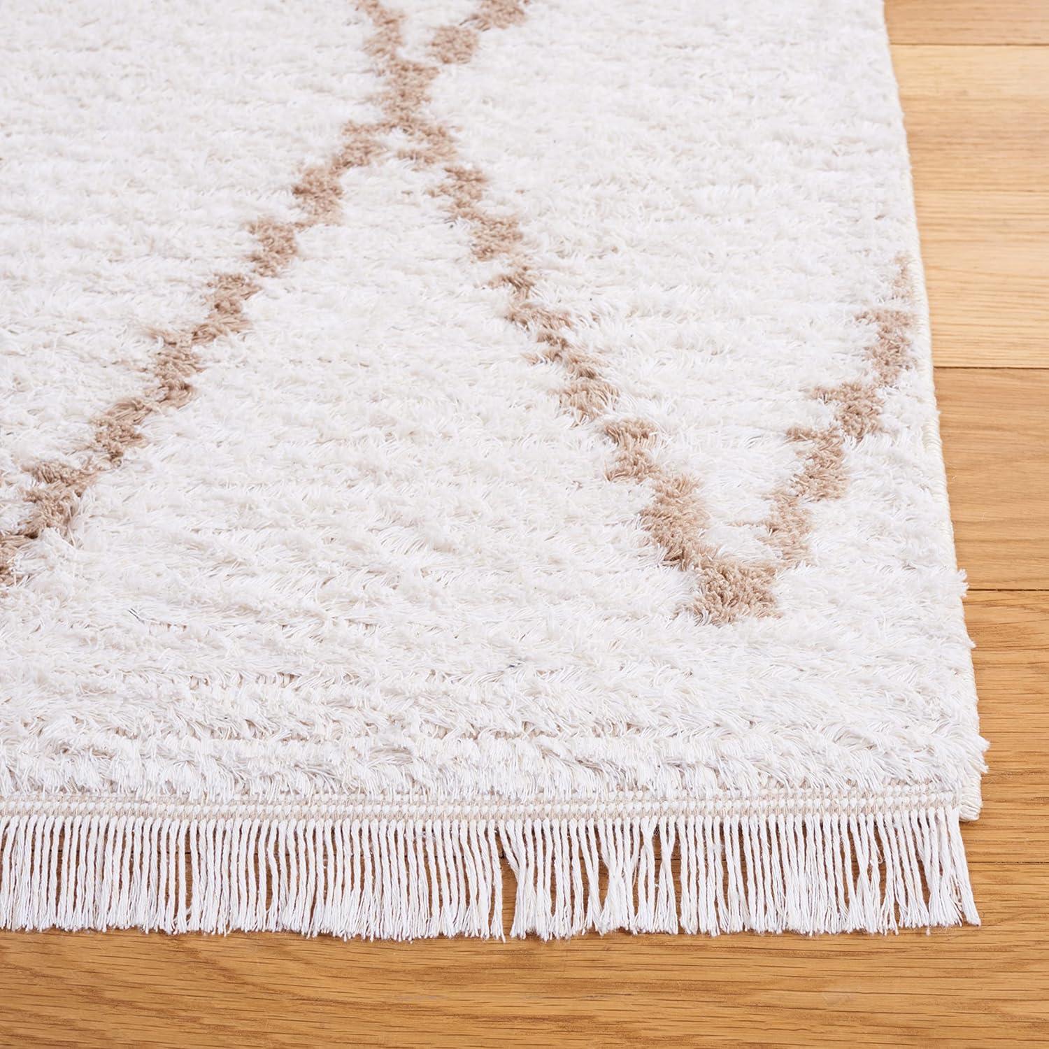 Augustine AGT850 Power Loomed Area Rug - Ivory/Pink - 8'x10' - Safavieh.