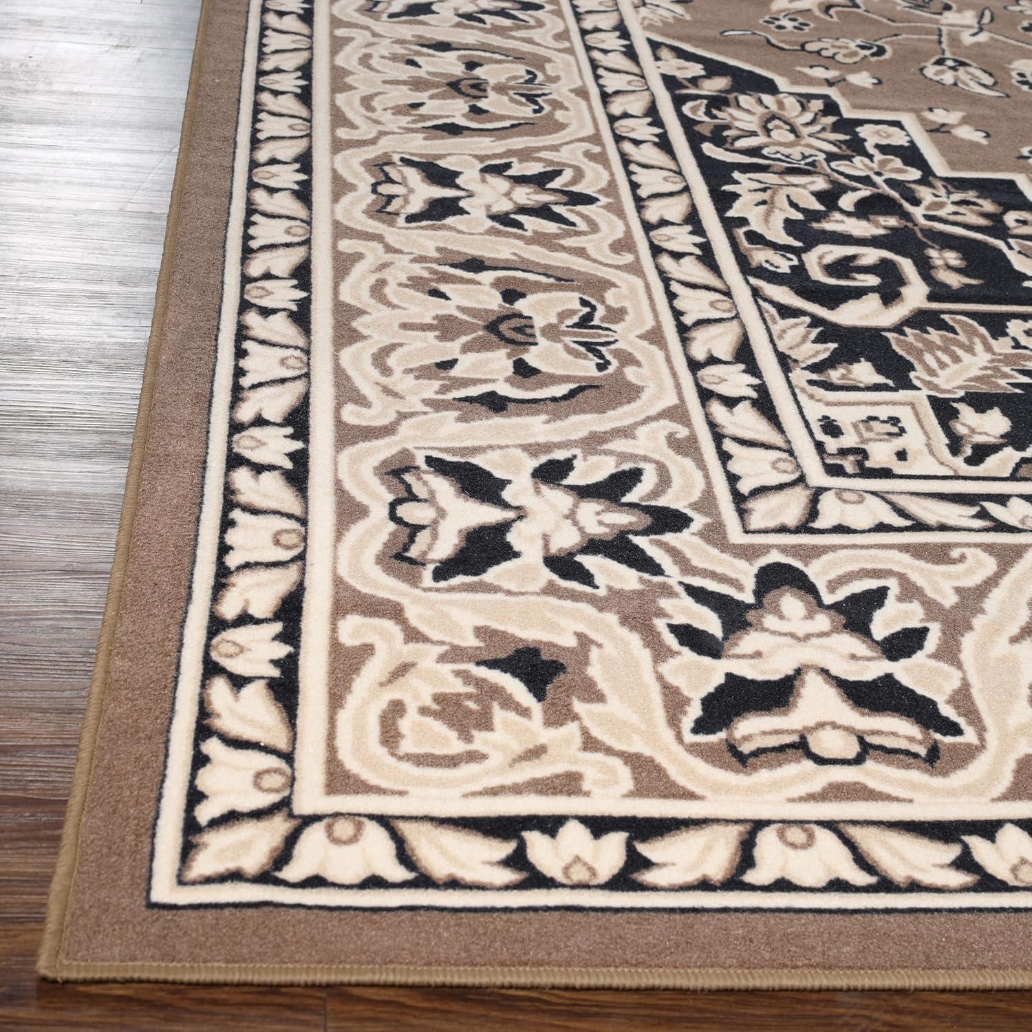 Superior Glendale Indoor Area Rug, 2' 7" x 6', Brown