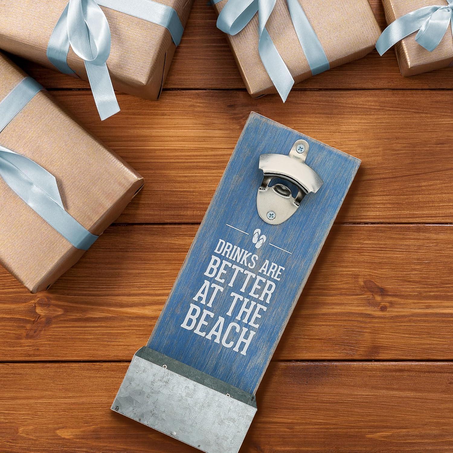 At the Beach - 11.5" Wall Mount Bottle Opener