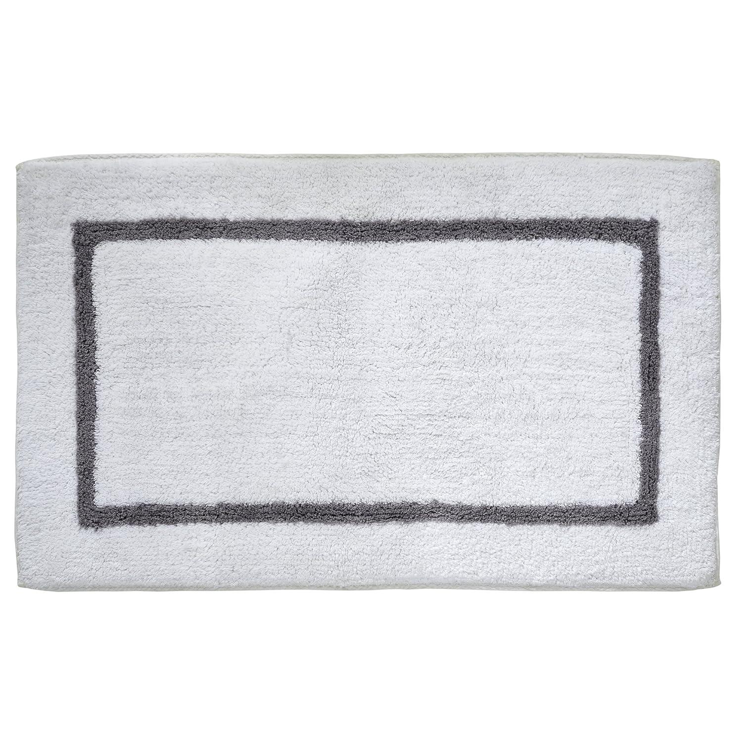 Modern Threads Modern Threads 2-Pack Reversible Contrast Stripe Bath Mat Set