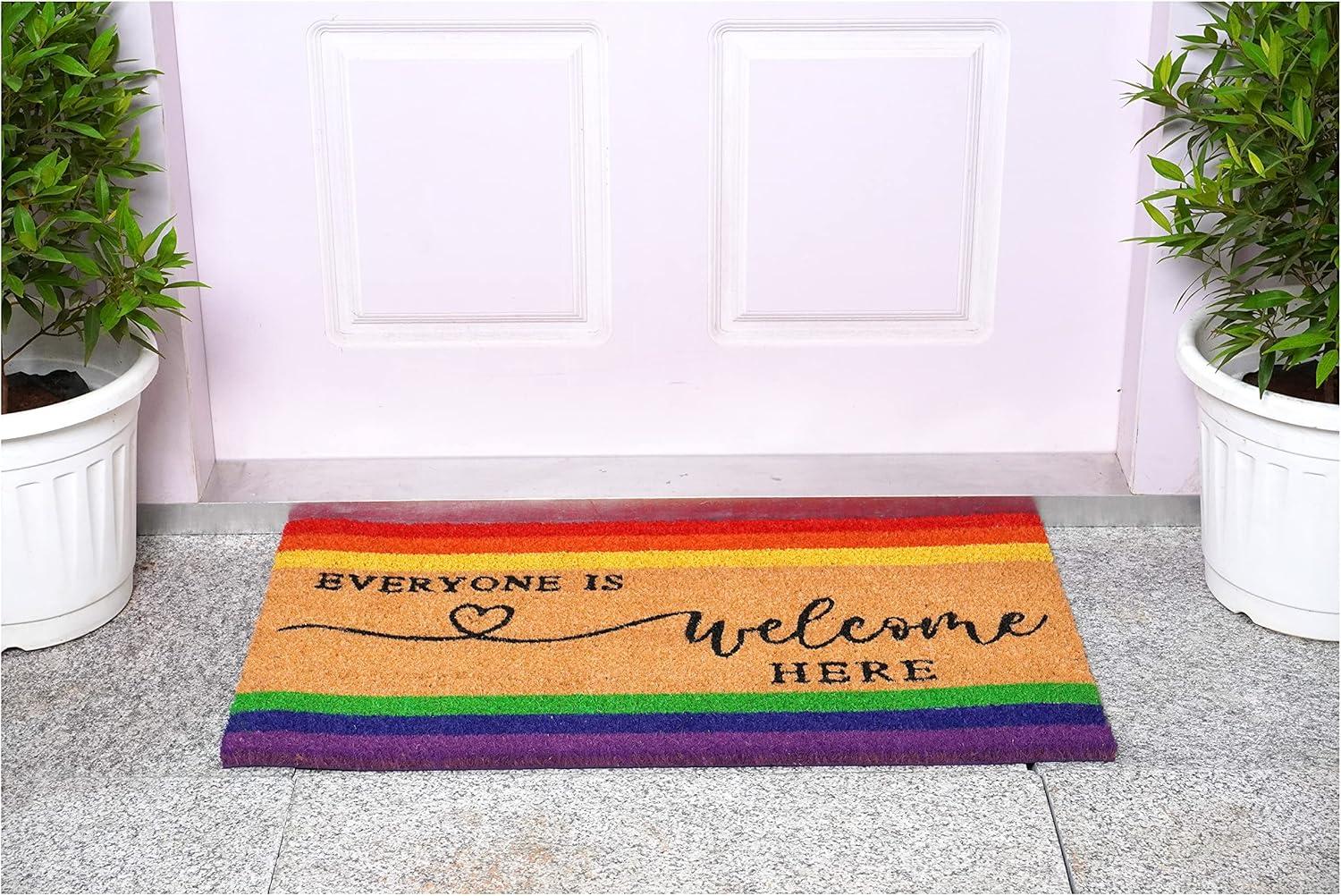 Calloway Mills 107832436 Everyone is Welcome here Doormat 24" x 36"