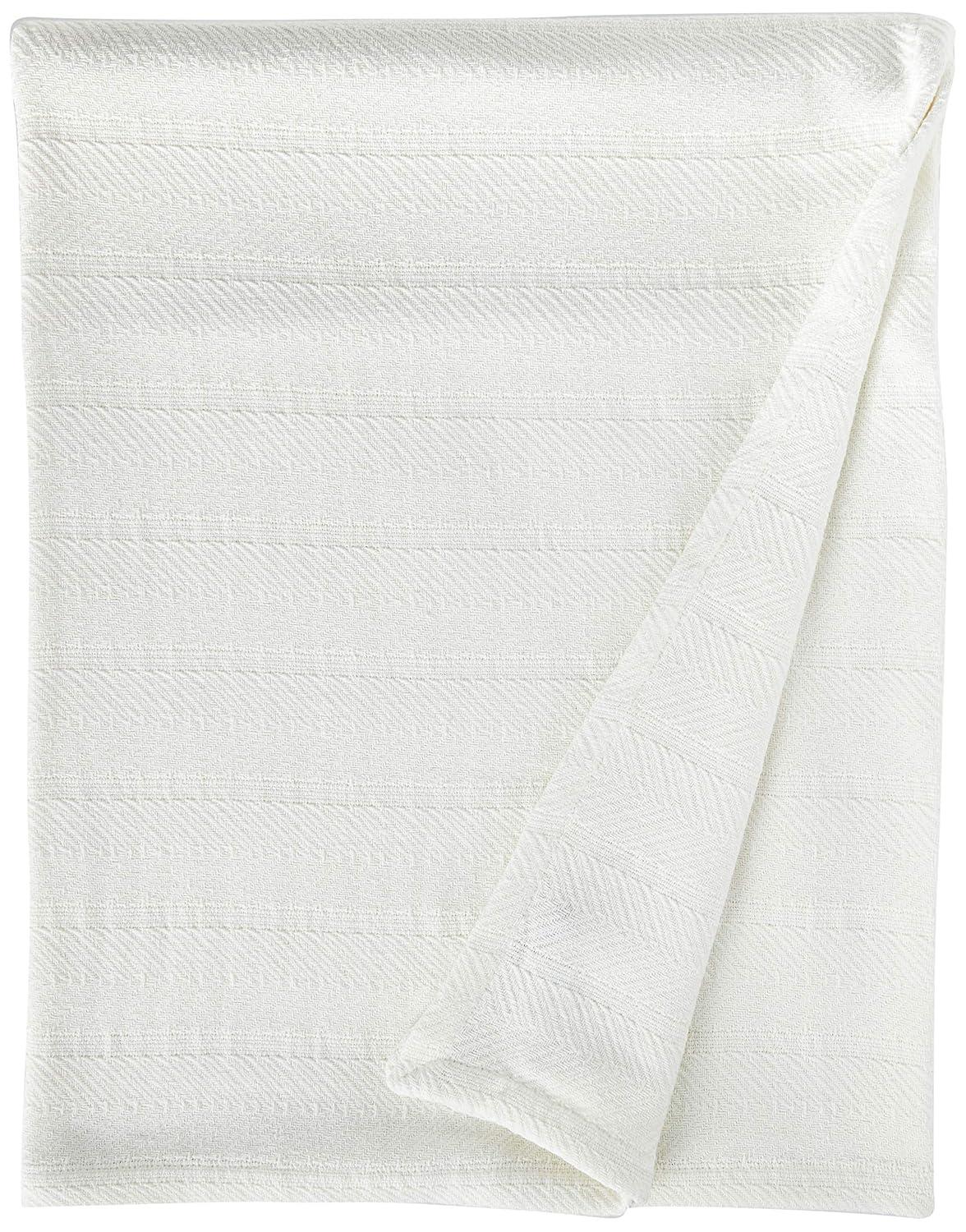 Eddie Bauer Eddie Bauer Herringbone Cotton Reversible Blanket