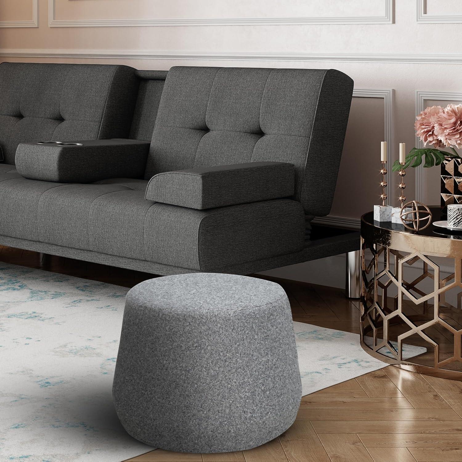 Elowen Ottoman Gray - Lifestyle Solutions