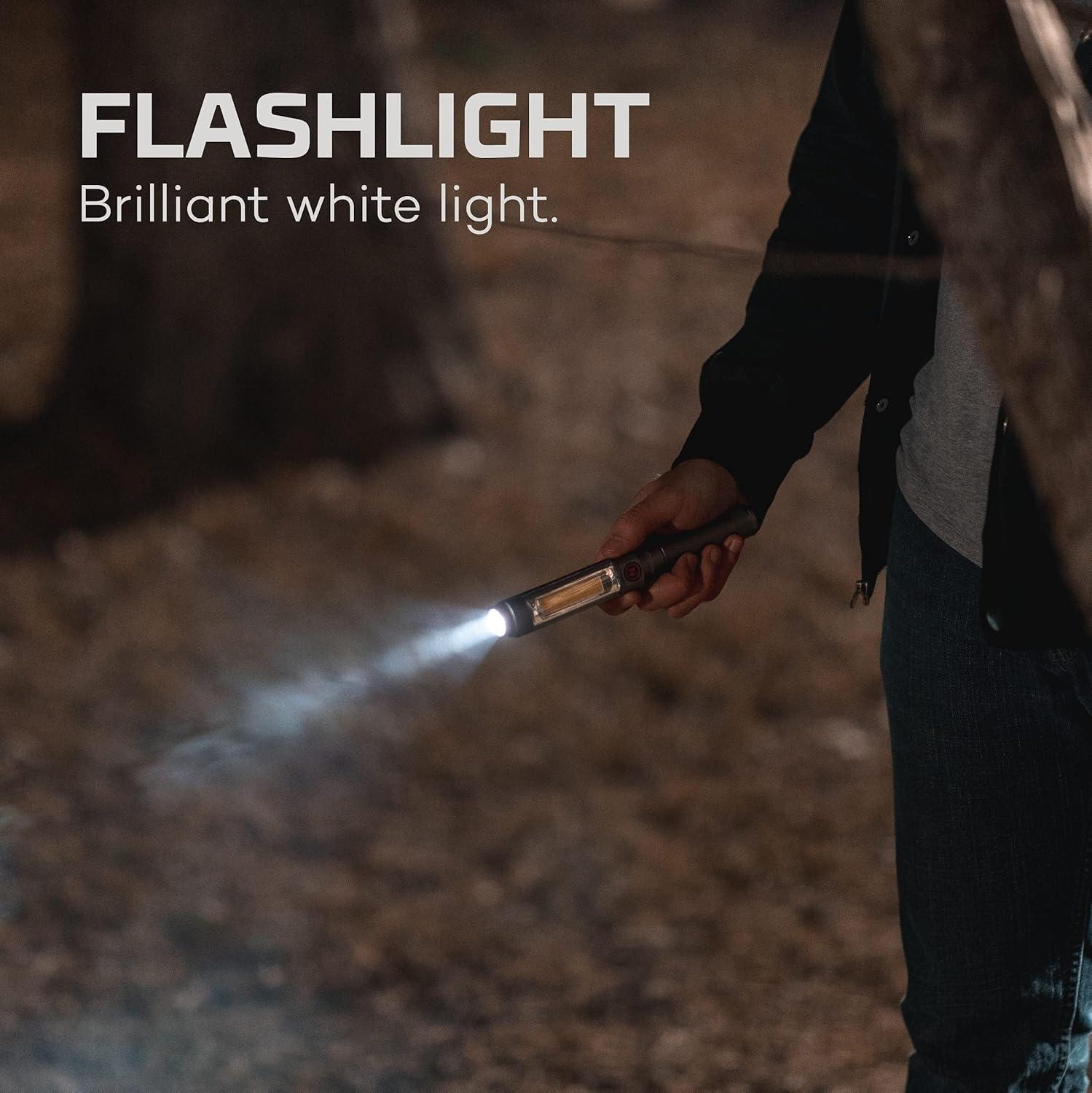 NEBO FRANKLIN Dual Work Light Flashlight- Rechargeable-LARRY PRO