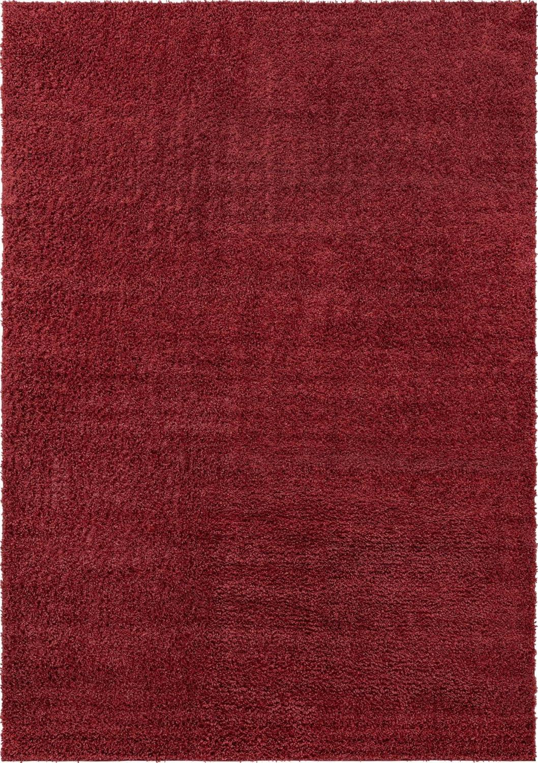 Unique Loom Davos Shag Solid Indoor Woven Area Rug