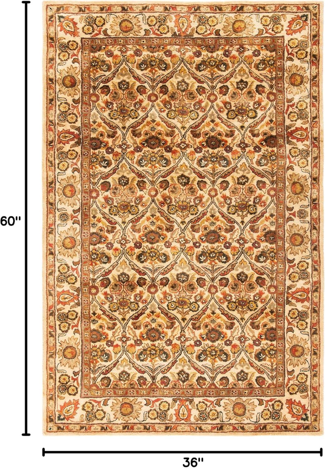 Antiquity AT51 Hand Tufted Indoor Accent Rug - Gold - 3'x5' - Safavieh