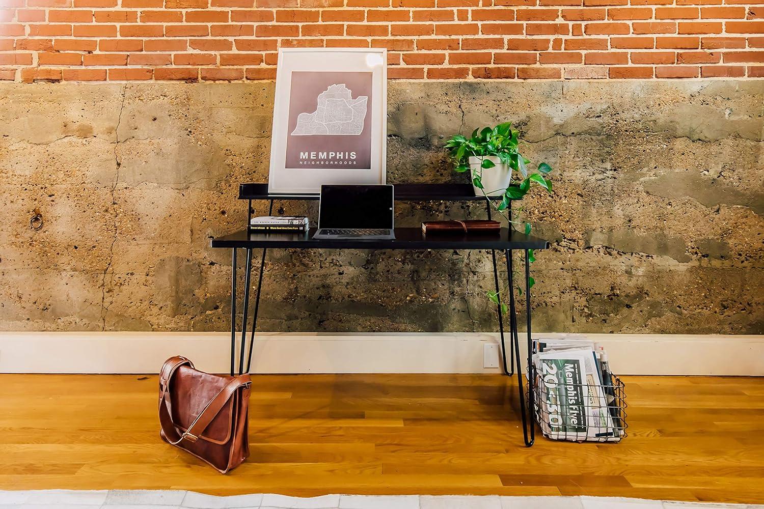 OneSpace Avalon Simple Computer Desk, Espresso