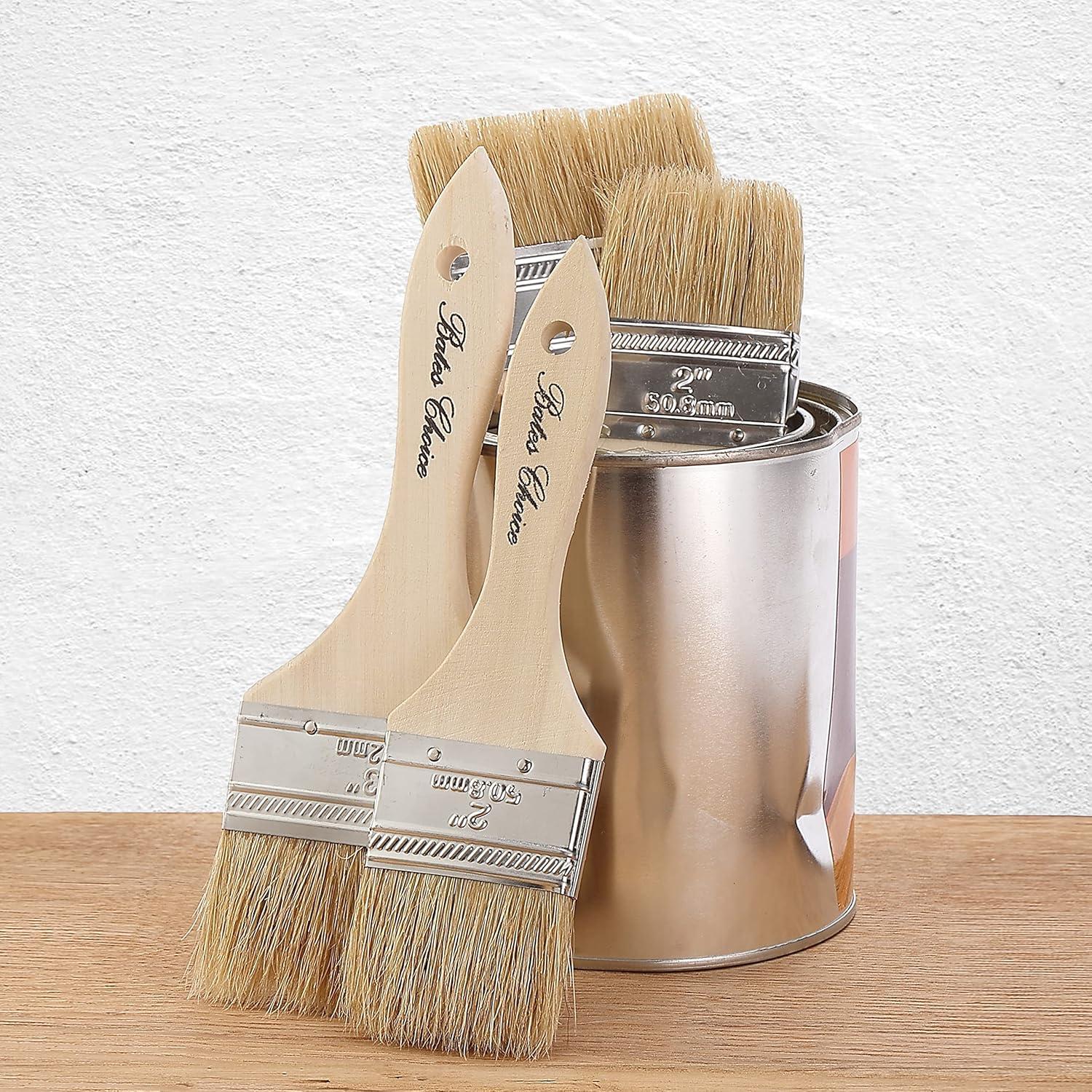 Bates- Chip Paint Brushes, 2 Inch, 9 Pack, Chip Brush, Brushes for Painting, Paint Brushes, 2 Inch Paint Brush, Stain Brushes for Wood, Natural Bristle Paint Brush, Chip Paint Brushes for Paint