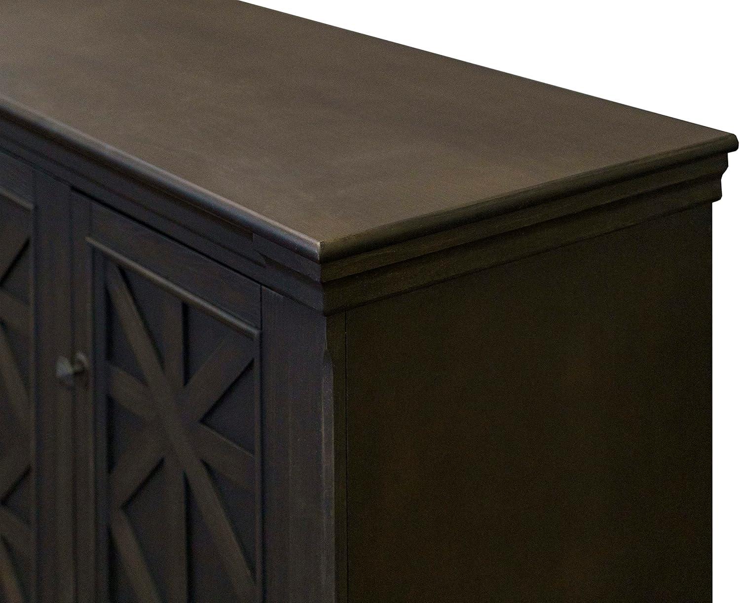 Kingston Traditional 70" TV Console: English Manor Style, No Assembly - Martin Furniture