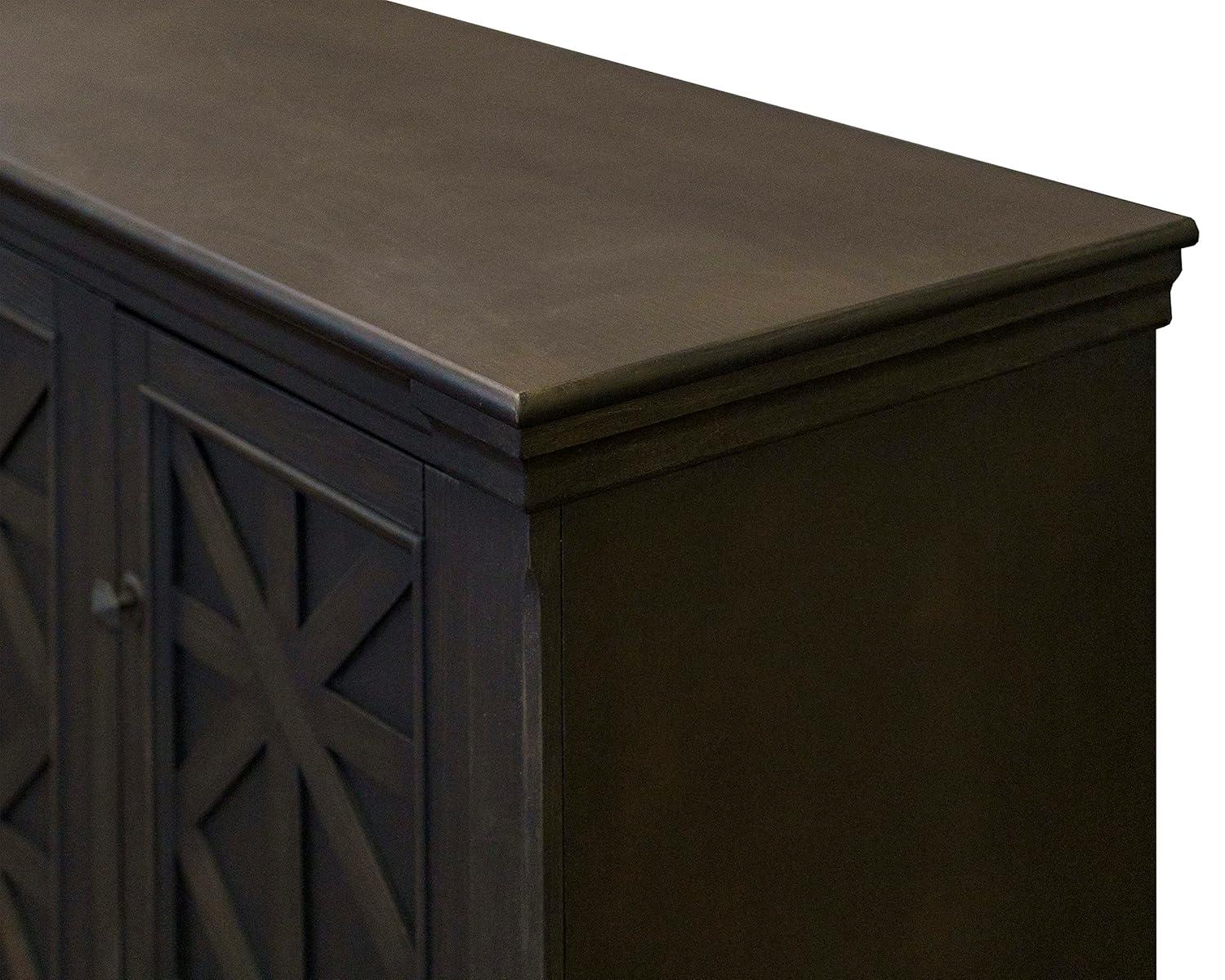 Kingston Traditional 70" TV Console: English Manor Style, No Assembly - Martin Furniture