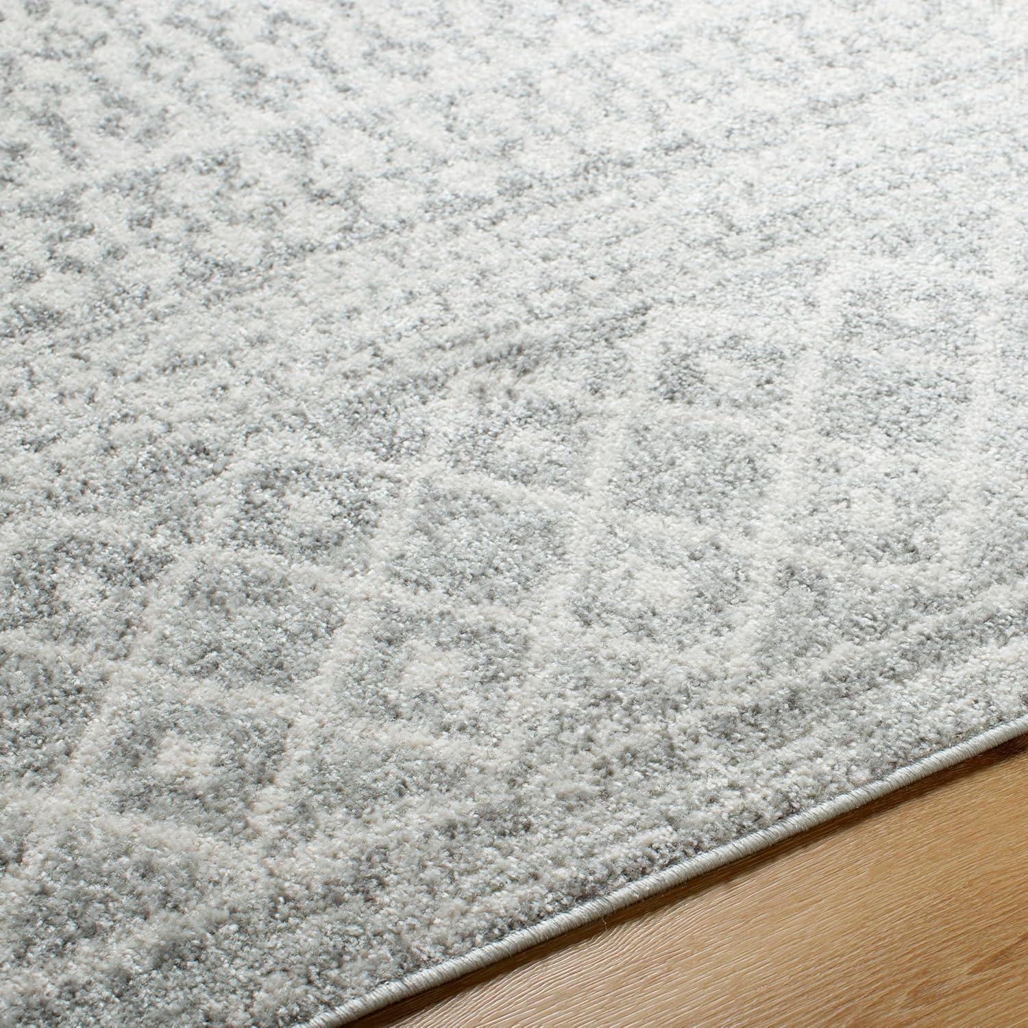 Livabliss Elaziz Boho Moroccan Area Rug,7'10" x 11',Gray