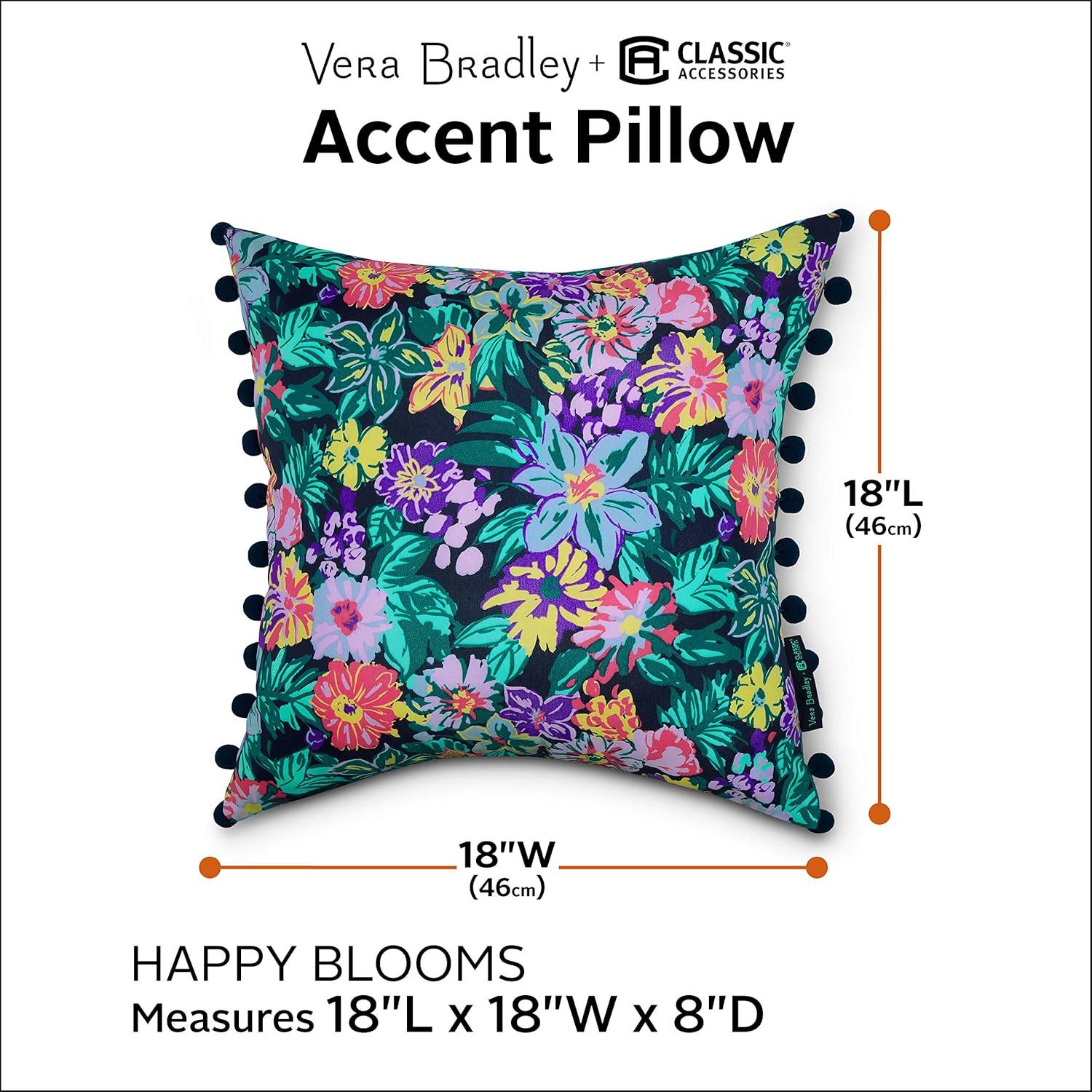 Vera Bradley Island Outdoor Square Pillow Cover & Insert