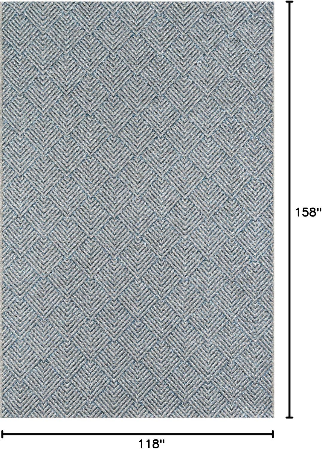 Momeni  Beige Como Rugs in Rectangle Shape - Big Blue 9'10" x 13'2" 10' x 14' Outdoor, Indoor Beige Rectangle