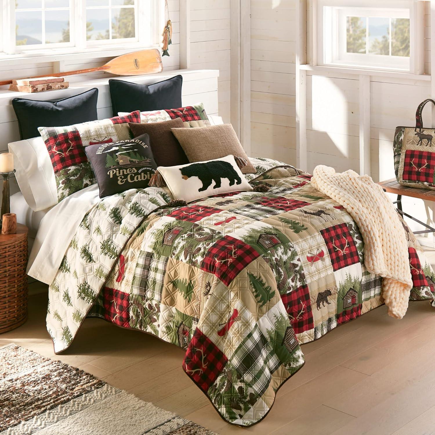 Your Lifestyle by Donna Sharp  Cedar Lodge 3PC Quilt Set Queen