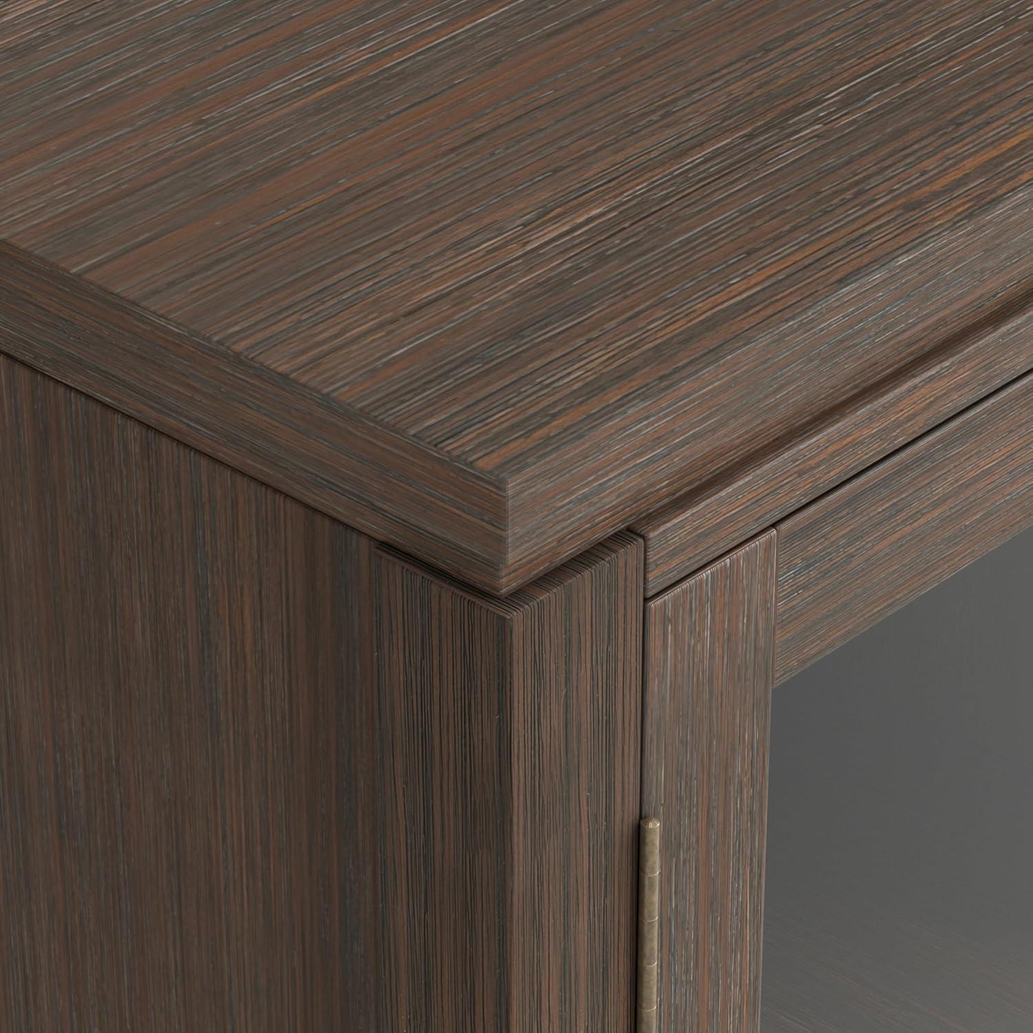 Simpli Home Cosmopolitan SOLID WOOD 72 inch Wide TV Media Stand For TVs up to 80 inches