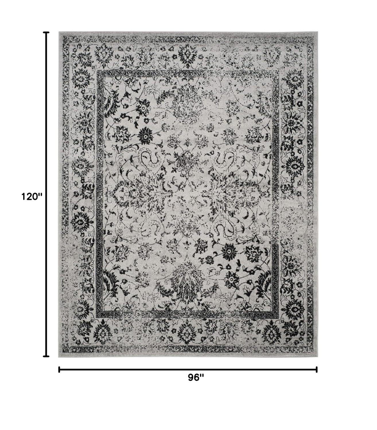 Adirondack ADR109 Machine Made Indoor Area Rug - Grey/Black - 8'x10' - Safavieh
