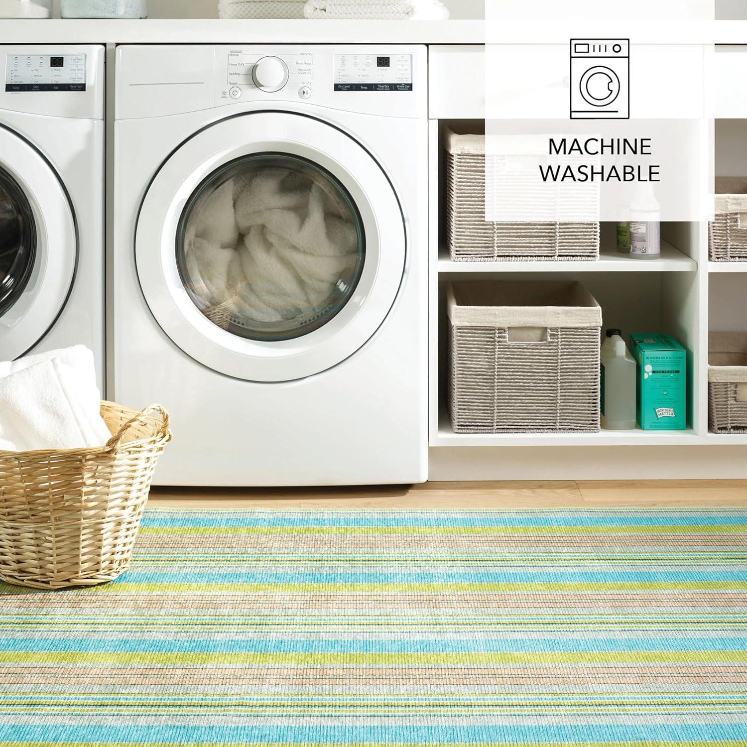 Malta Grey Machine Washable Rug