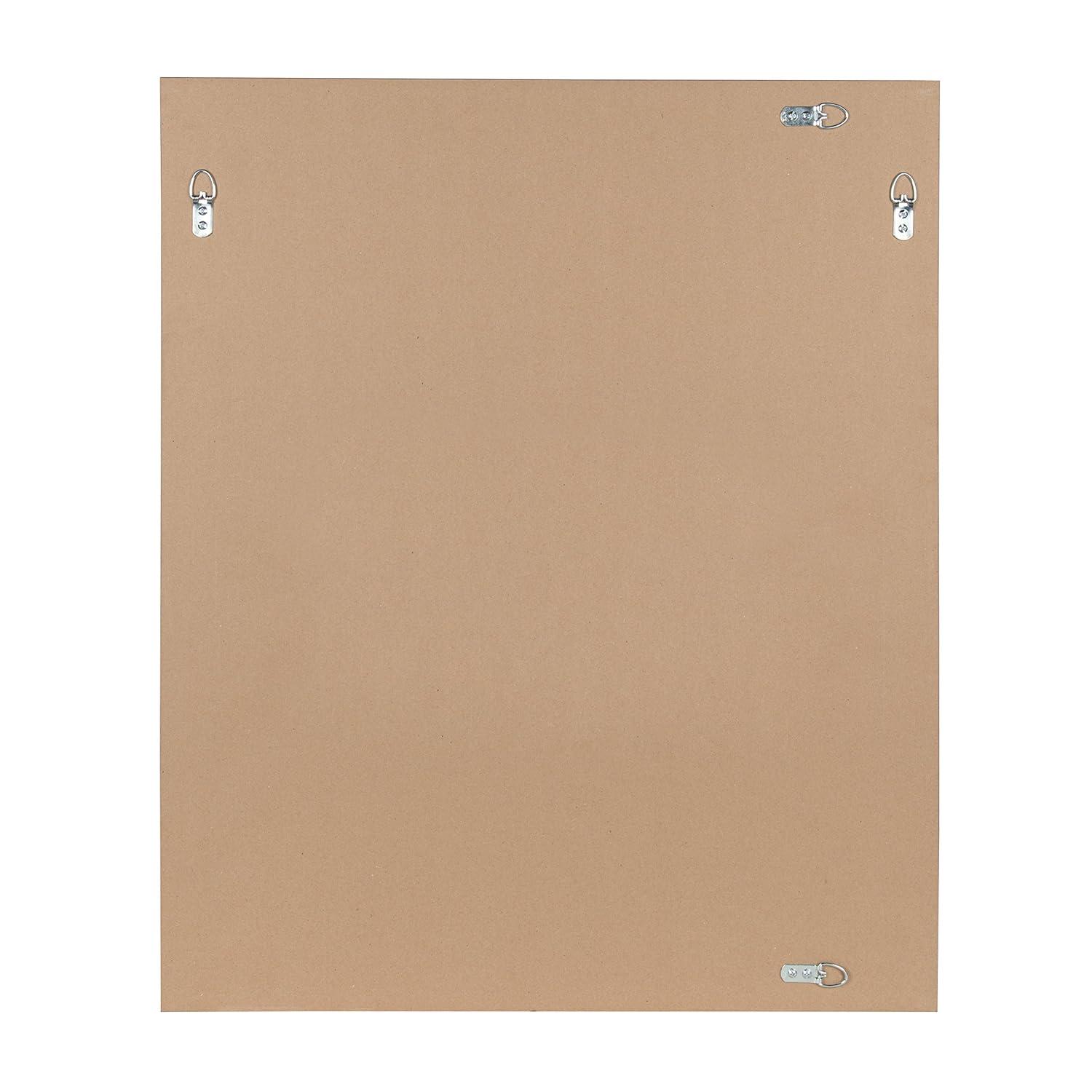 24" x 30" Calter Framed Wall Mirror White - Kate and Laurel