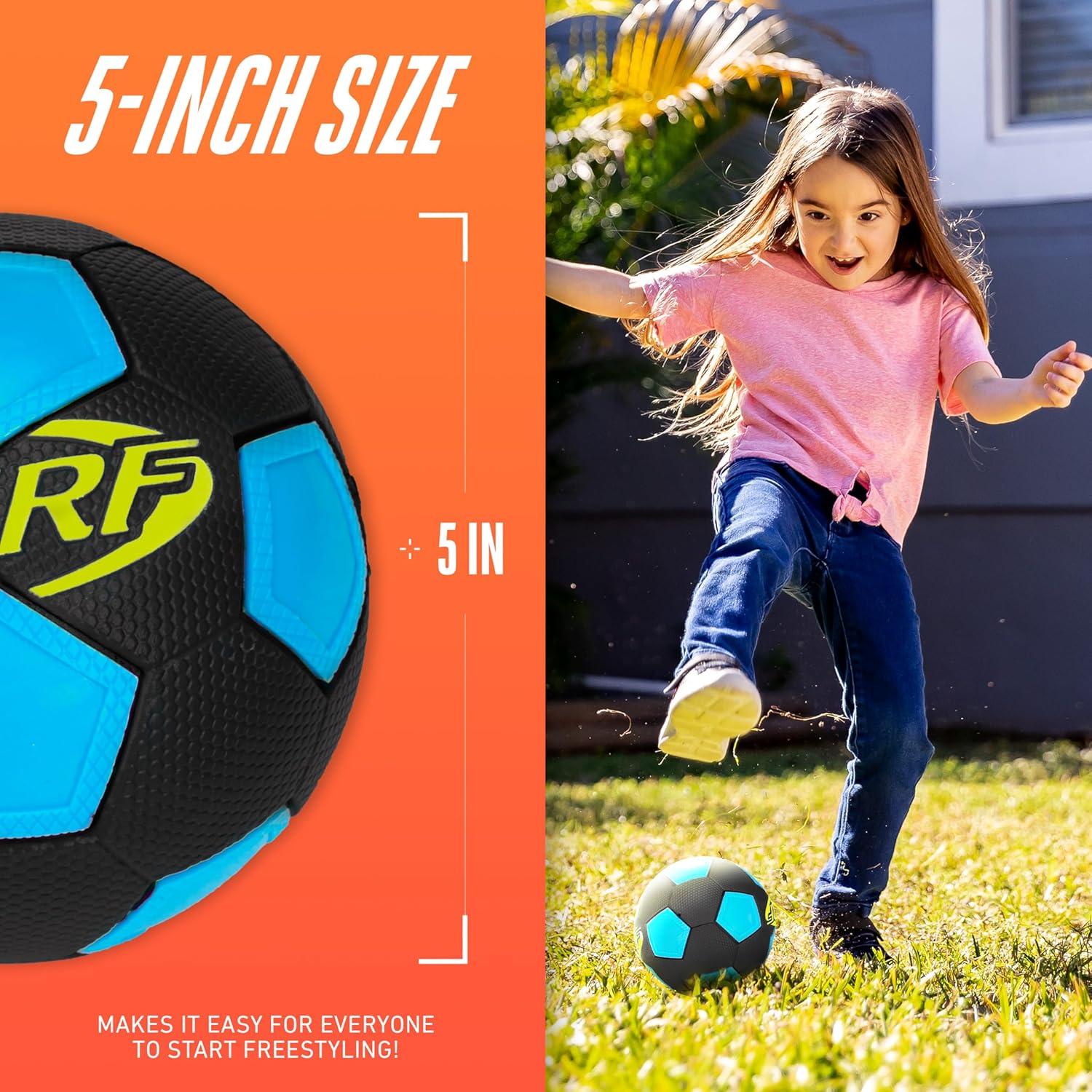 Mini Black and Blue Foam Soccer Ball for Kids