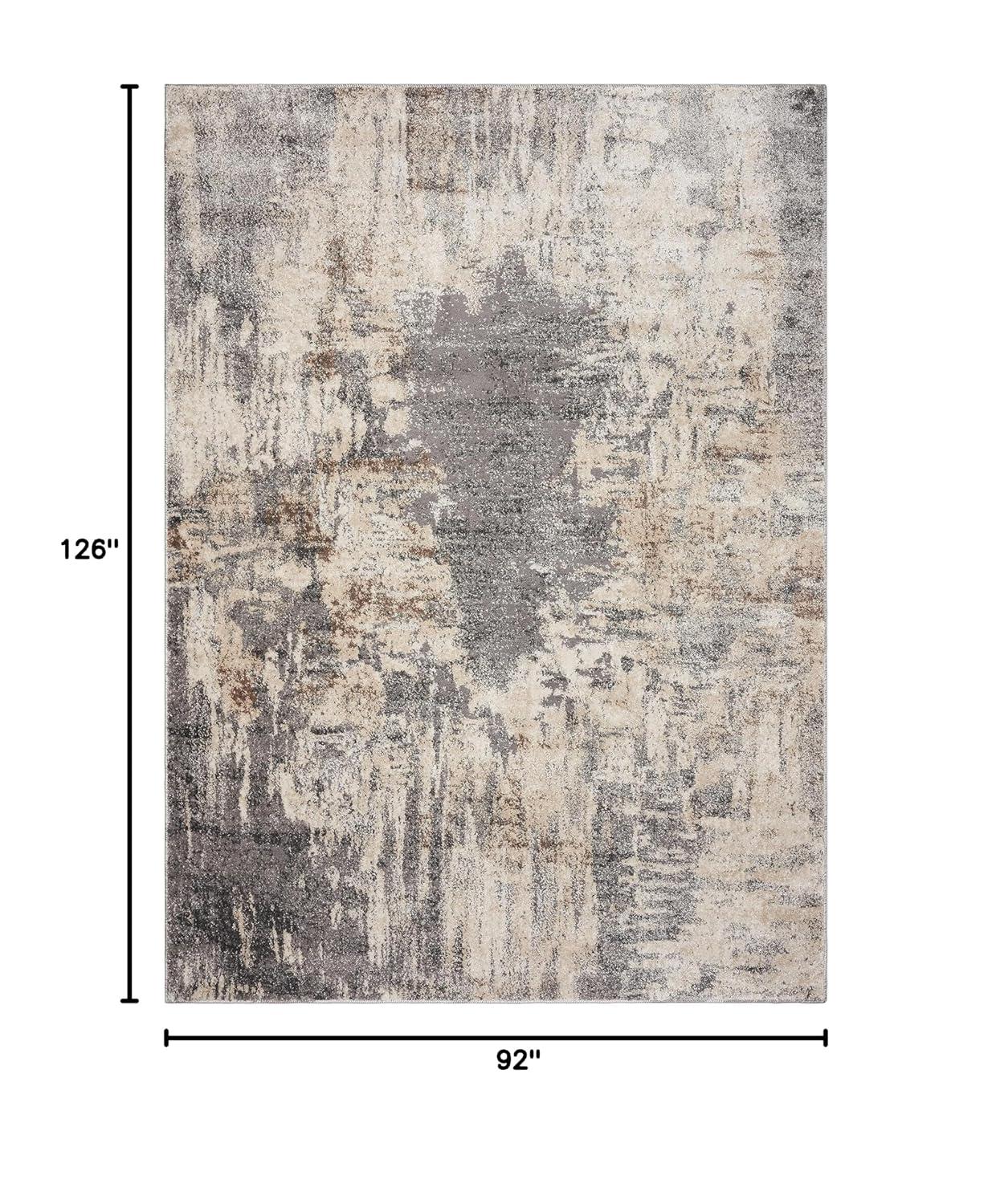 Luxe Weavers Artistic Area Rug, Gray-Gray 8x10