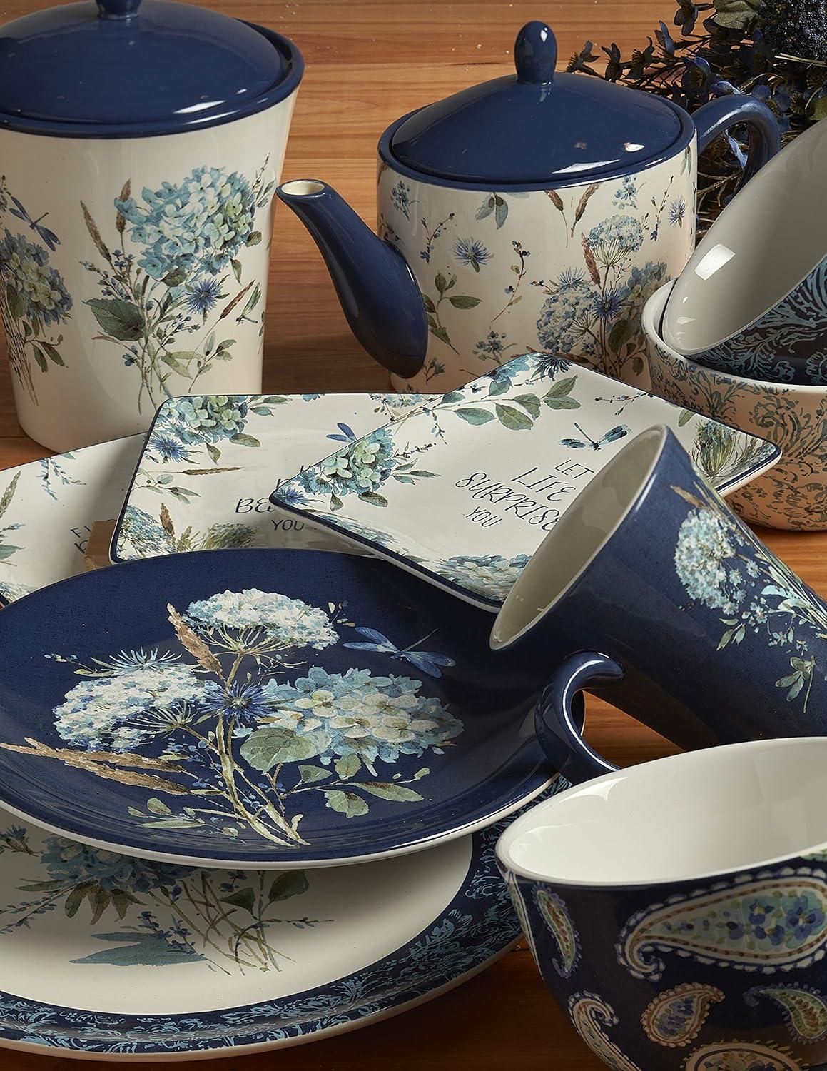 Certified International Bohemian Blue 16Pc Dinnerware Set