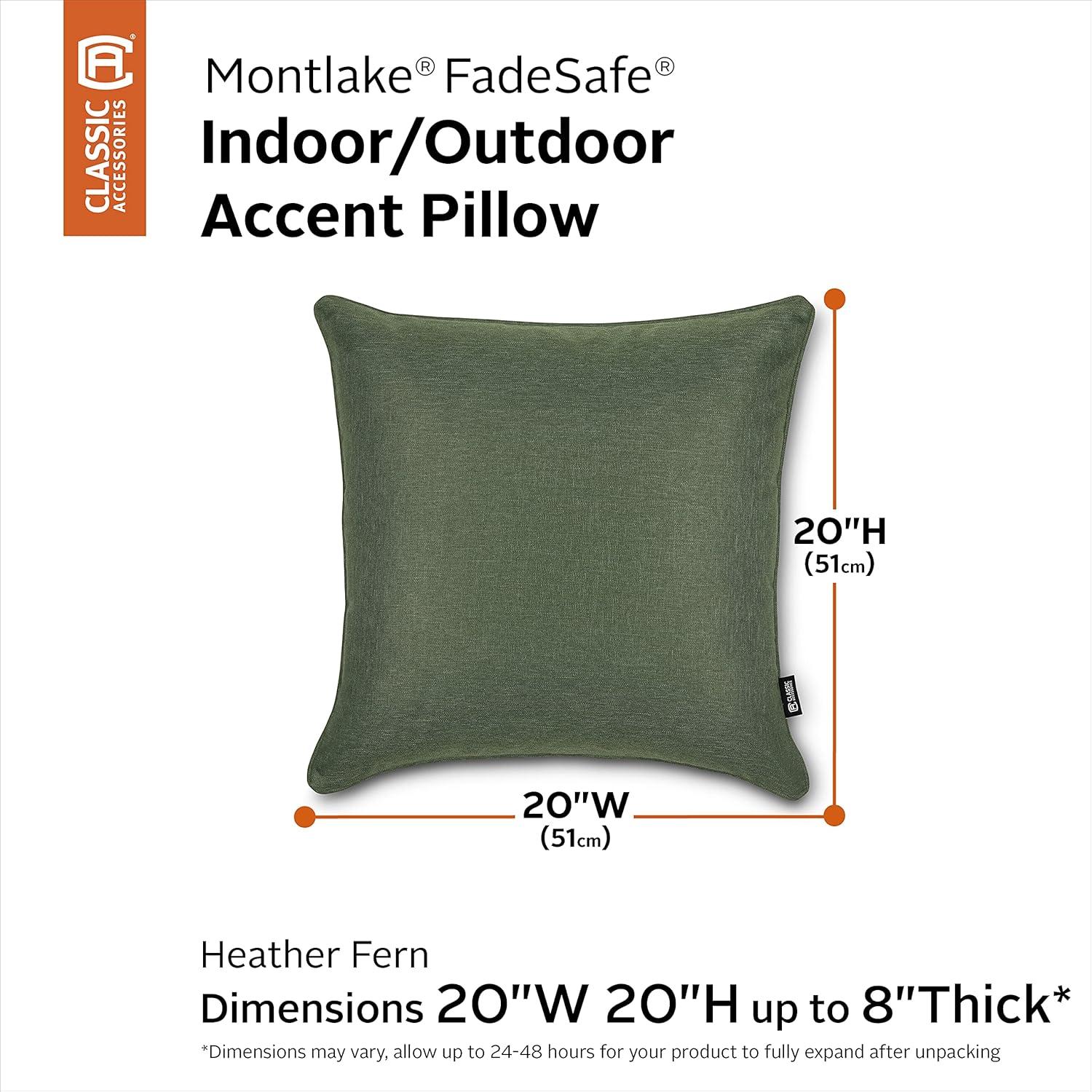 2pk Montlake FadeSafe Indoor/Outdoor Throw Pillows - Classic Accessories