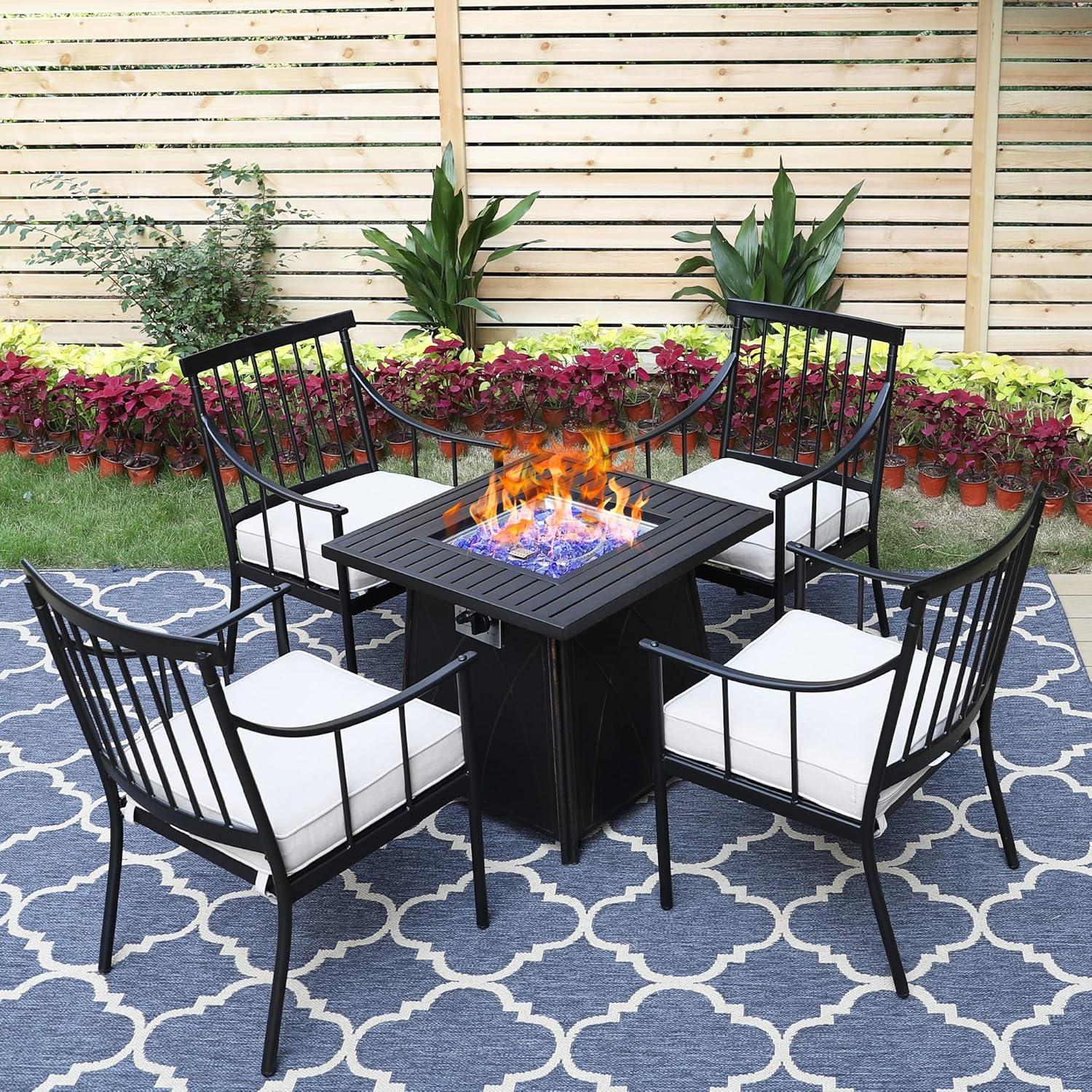 Argyri 6 - Person 60" Long Dining Set with Cushions