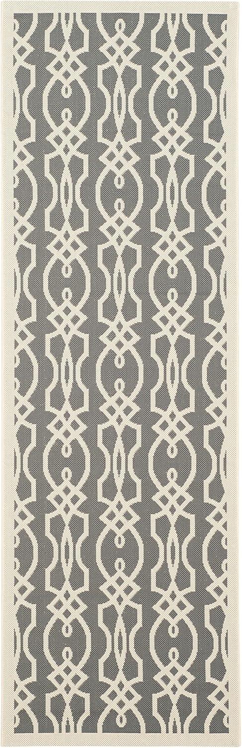 Martha Stewart Villa Screen - MSR4220 - Indoor Power Loomed Runners - Cement - 2'7"x8'2"