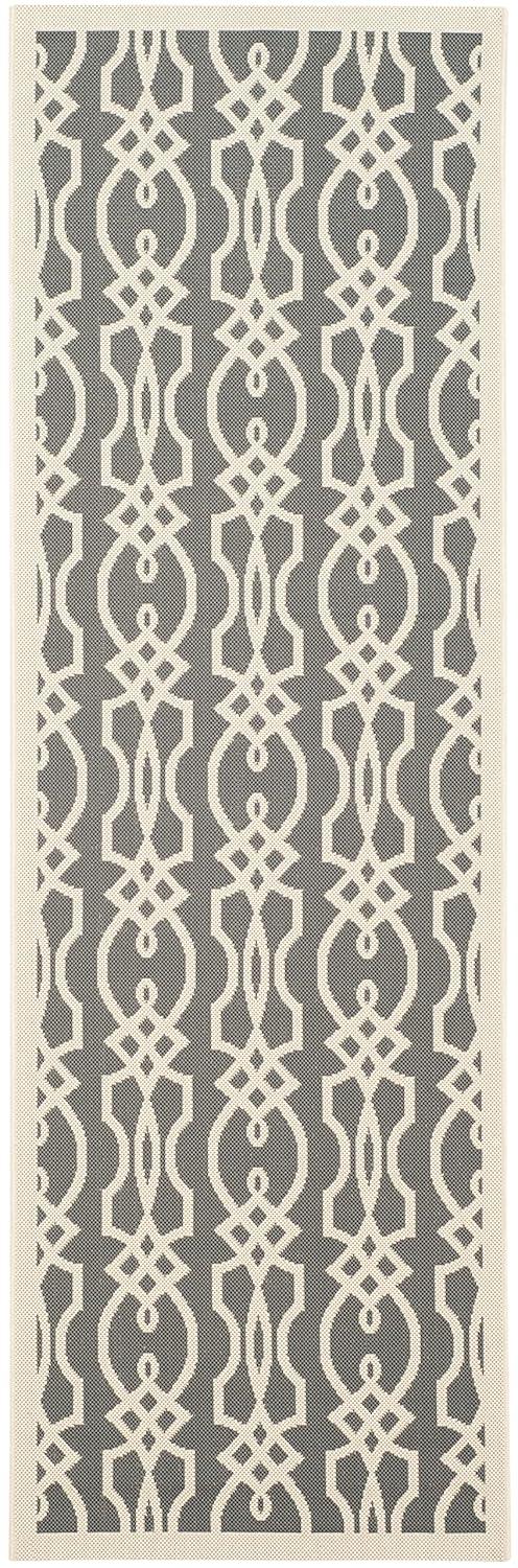 Martha Stewart Villa Screen - MSR4220 - Indoor Power Loomed Runners - Cement - 2'7"x8'2"