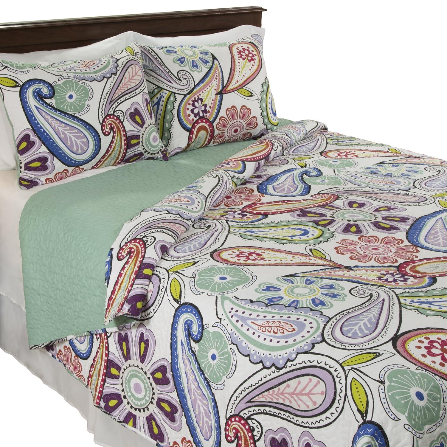 Lavish Home Quilt Set - Classic Quilt with Pillow Sham - Machine Washable Lightweight Bedding & Reviews | Wayfair